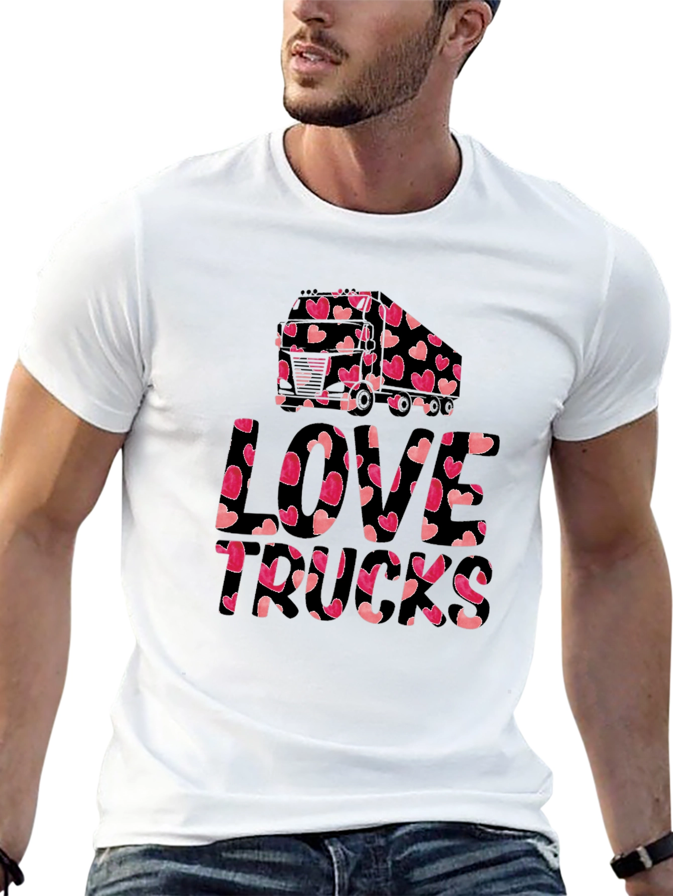 Love Trucks Graphic T-Shirt