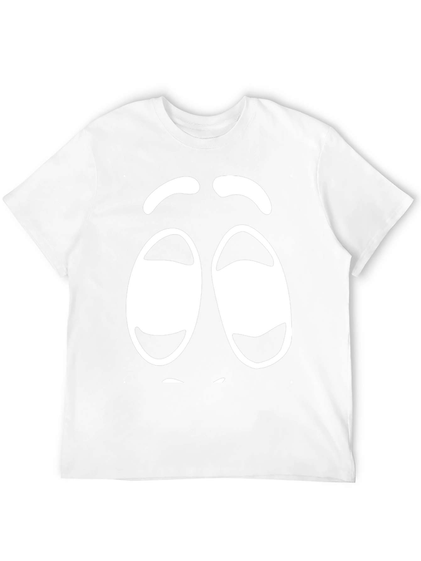 Funny Graphic Sleepy Face Black T-Shirt