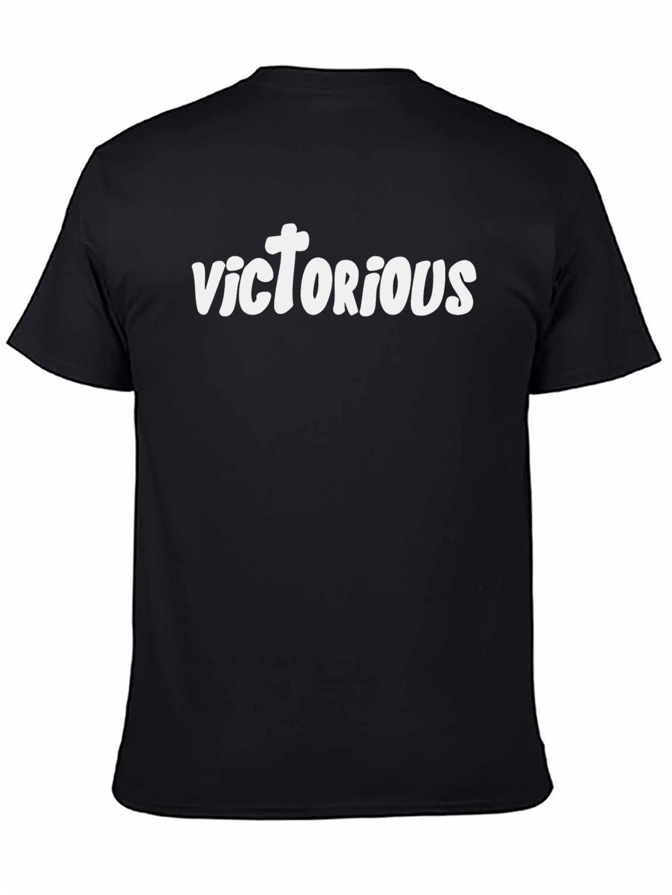 Victorious Black Graphic T-Shirt