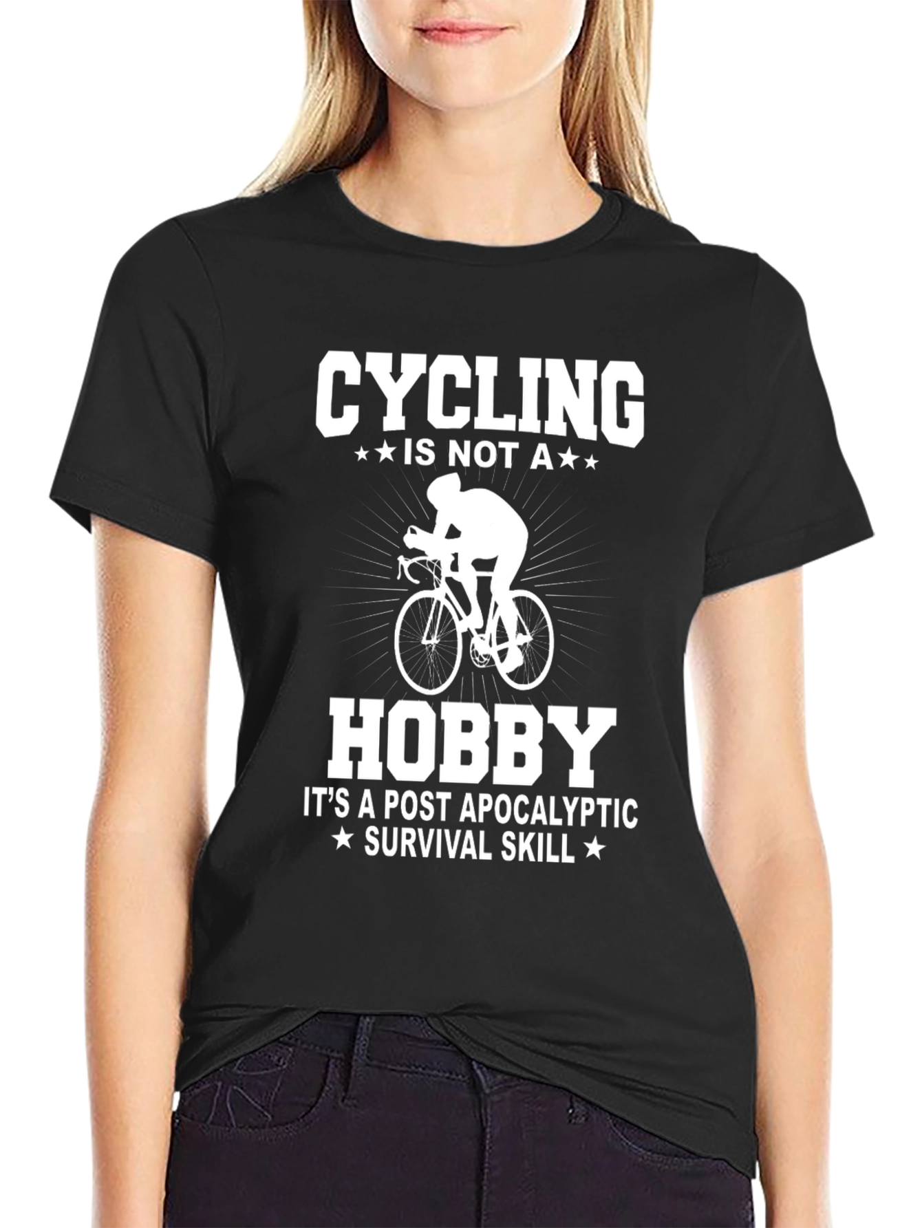 Cycling Post-Apocalyptic Survival Skill T-Shirt