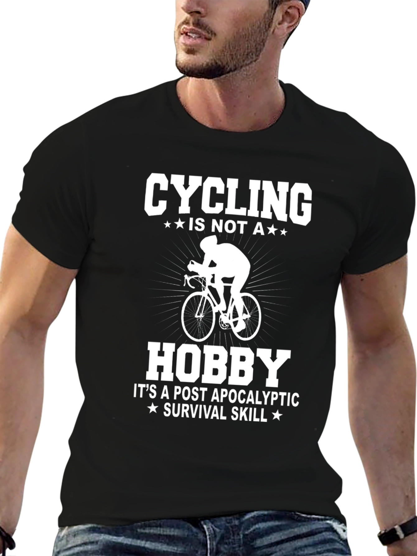 Cycling Post-Apocalyptic Survival Skill T-Shirt