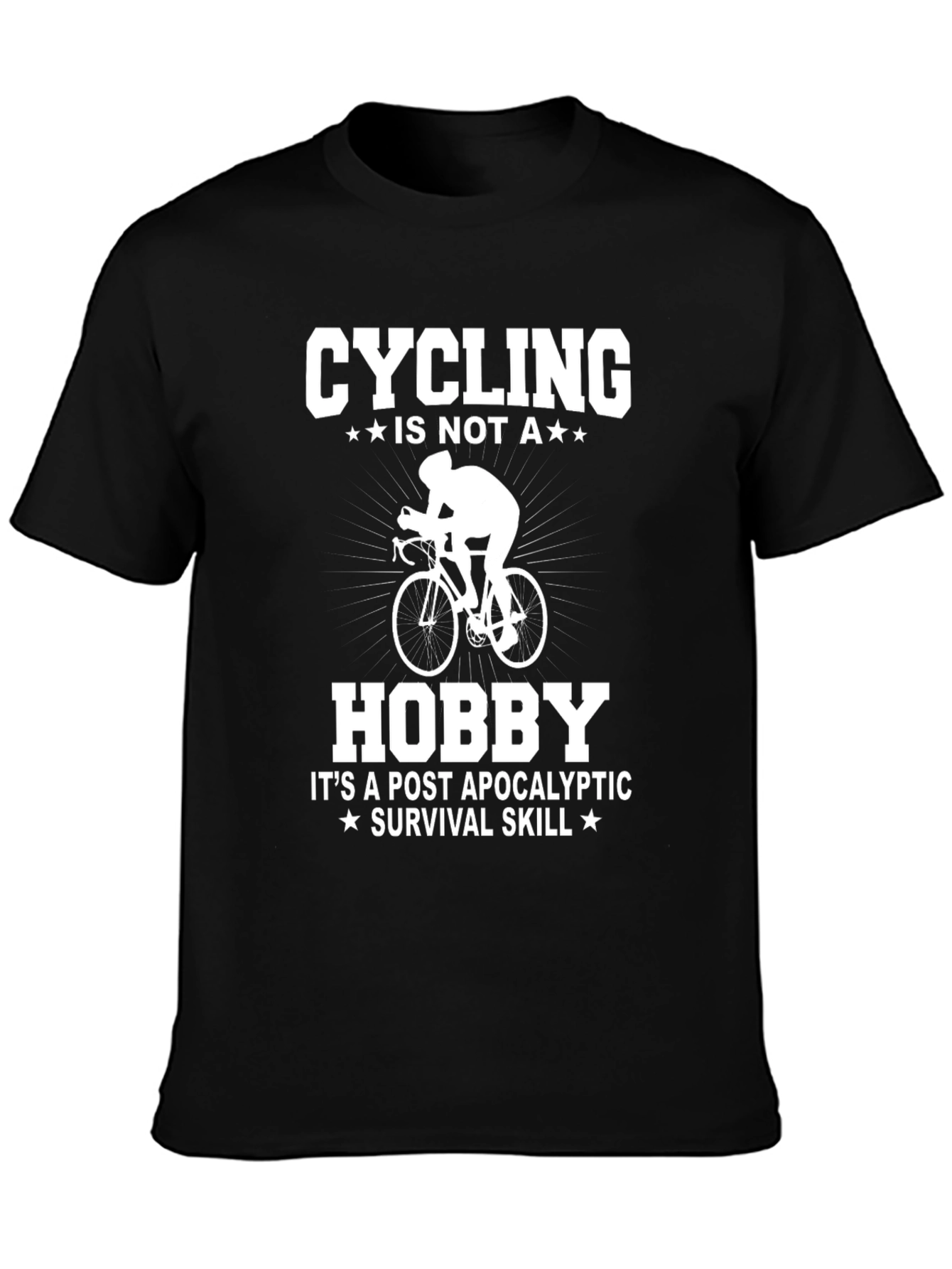 Cycling Post-Apocalyptic Survival Skill T-Shirt