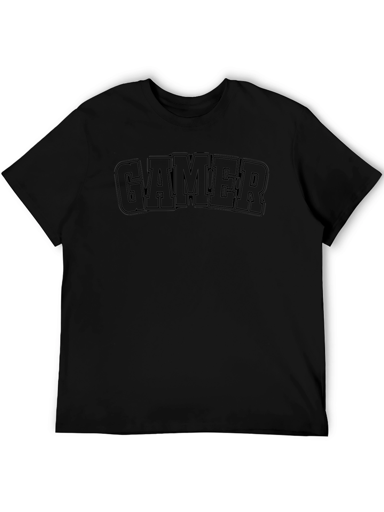 Gamer Graphic Tee - Black