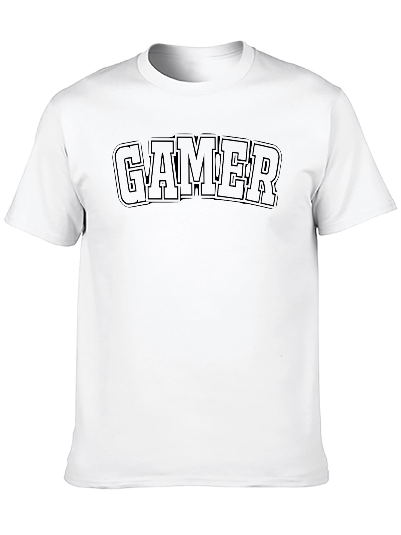 Gamer Graphic Tee - Black