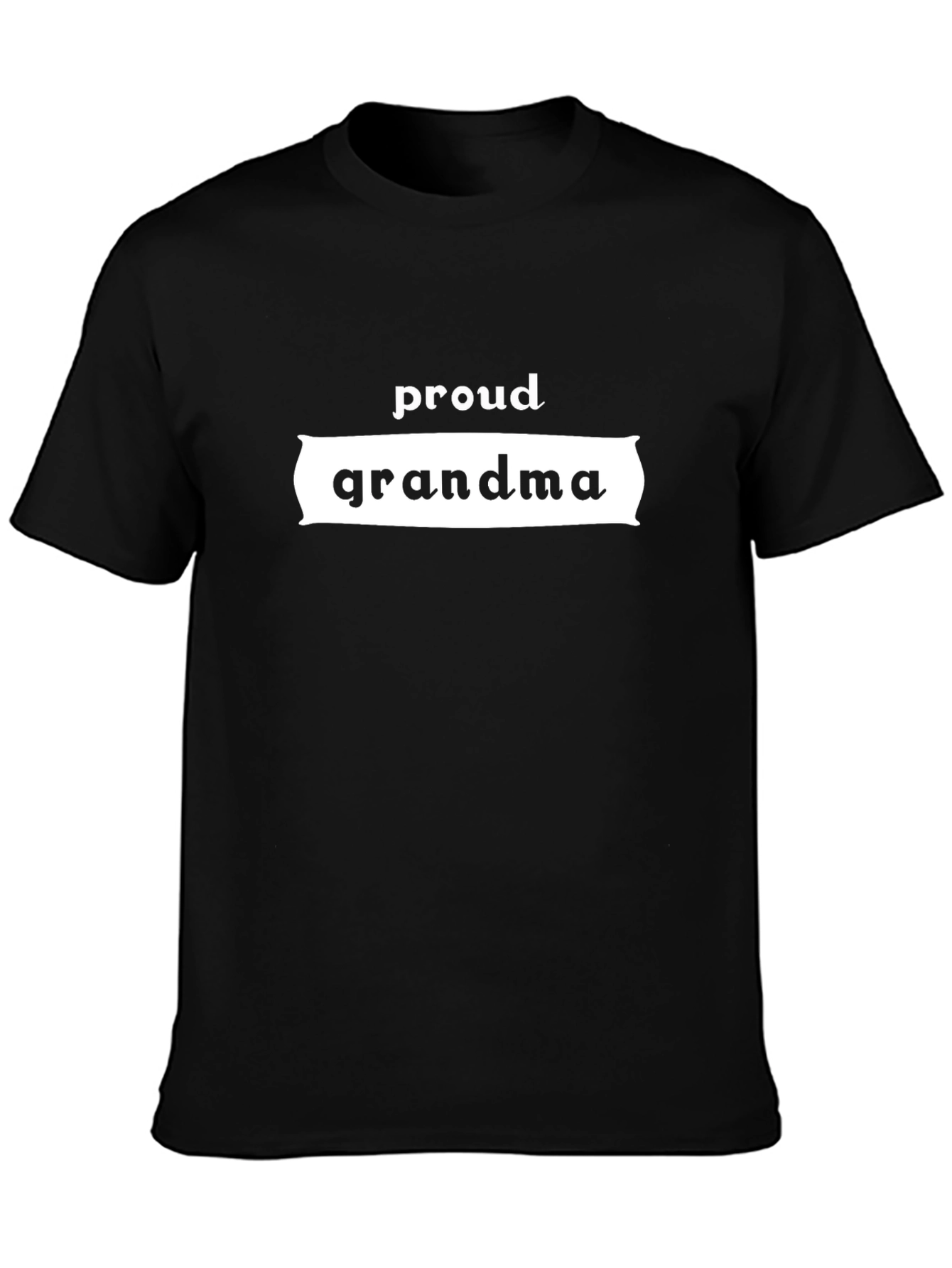 Proud Grandma T-Shirt - Black Graphic Tee