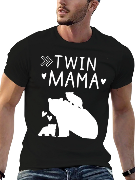 Twin Mama Bear T-Shirt