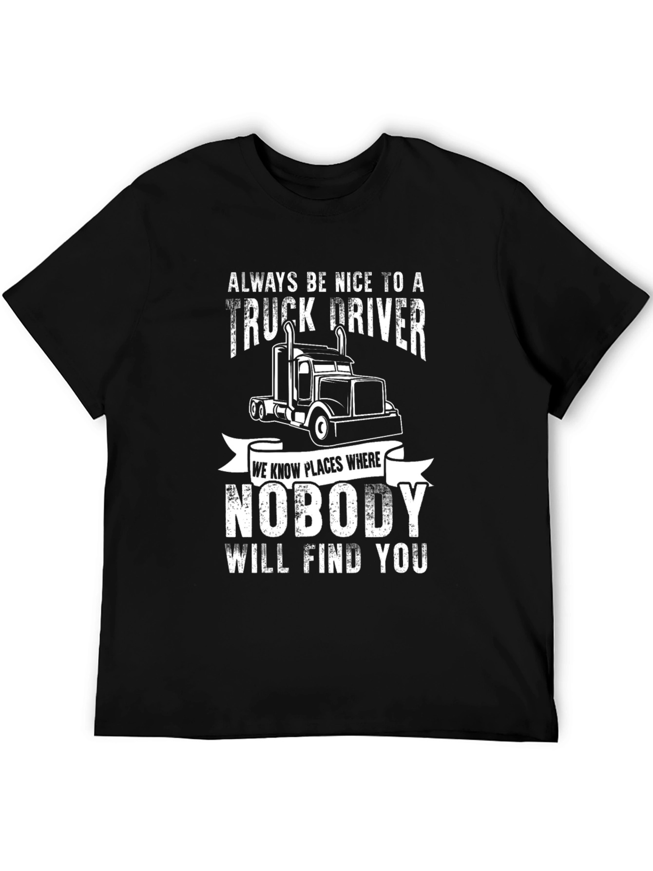Truck Driver Novelty Graphic Tee