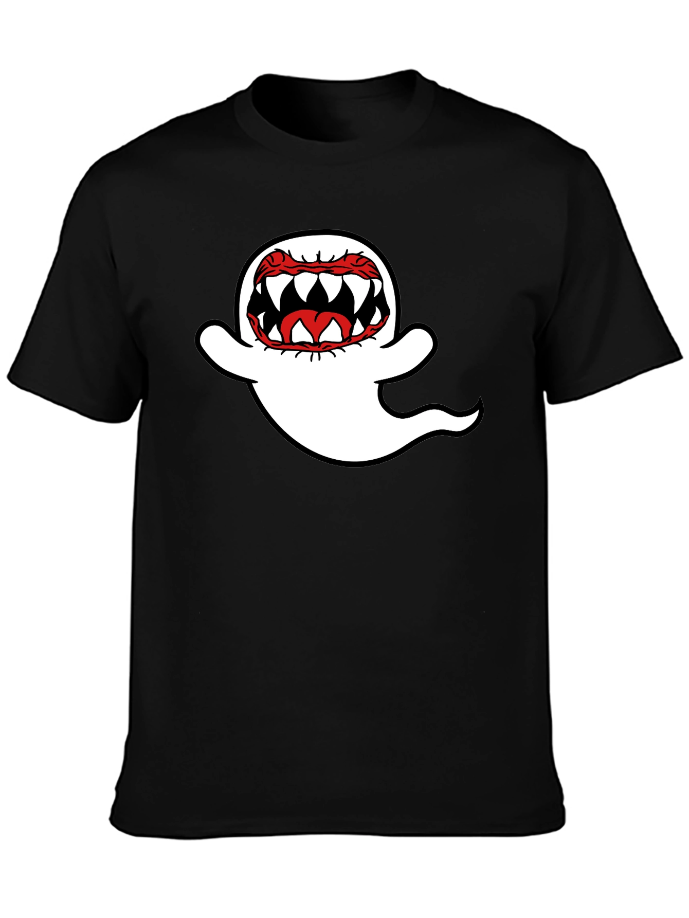 Ghost Graphic Black T-Shirt