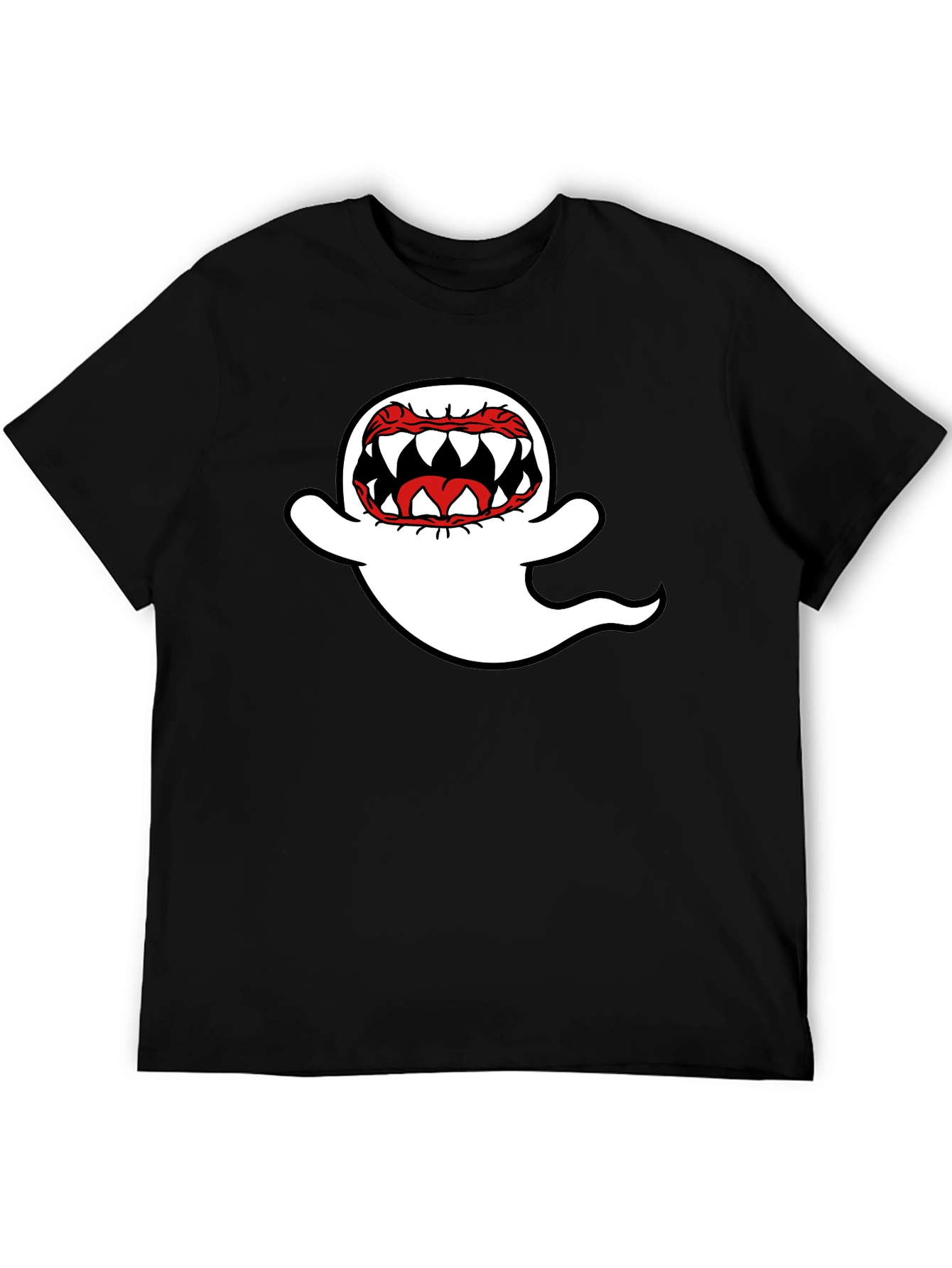 Ghost Graphic Black T-Shirt