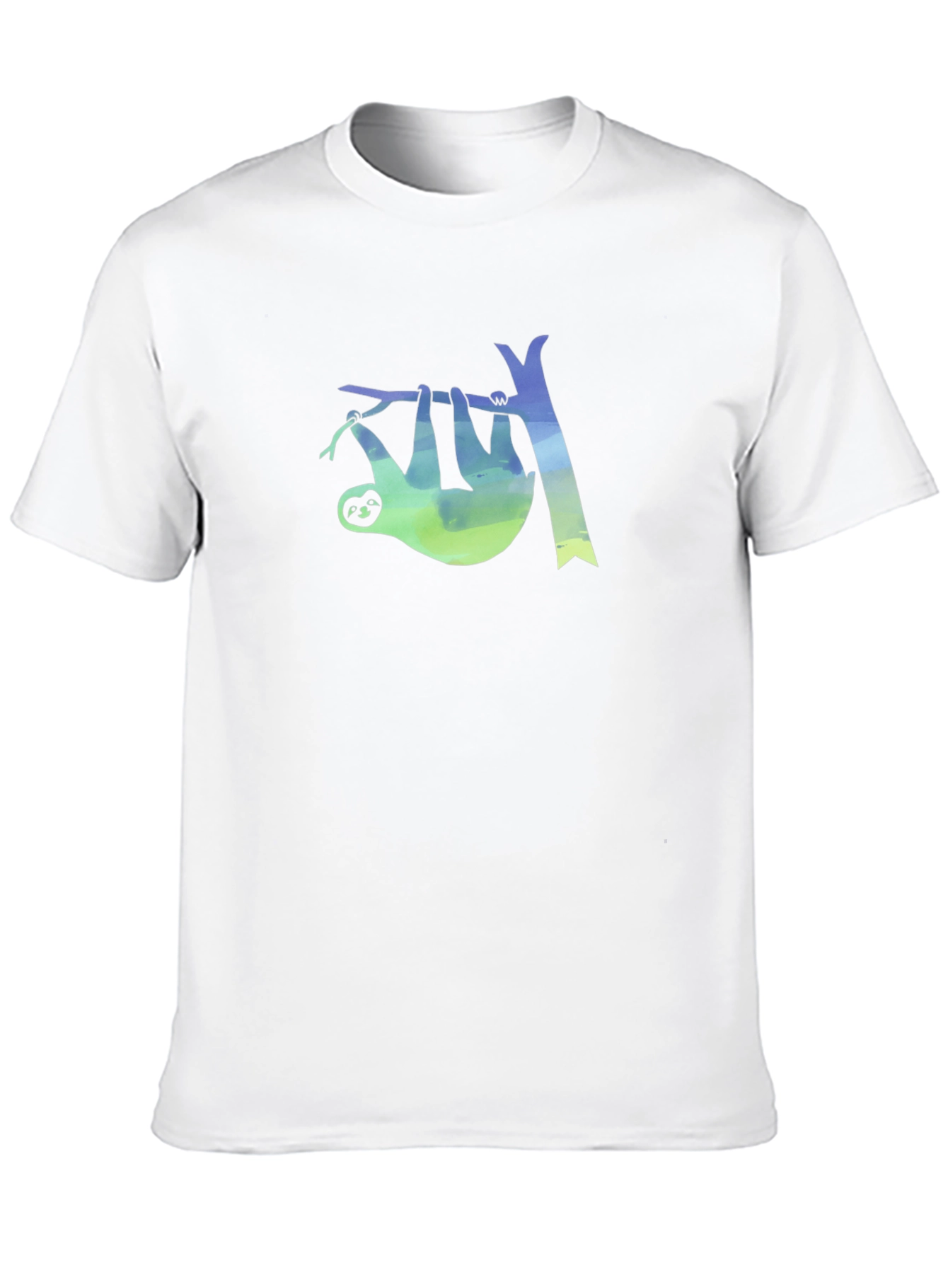 Sloth Tree Graphic Tee - Mens Black T-Shirt