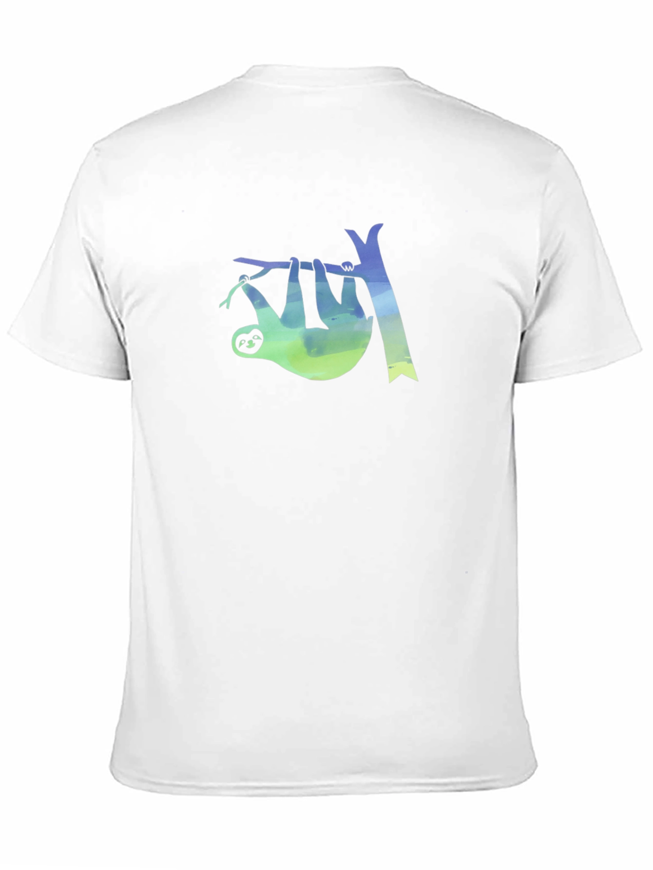 Sloth Tree Graphic Tee - Mens Black T-Shirt