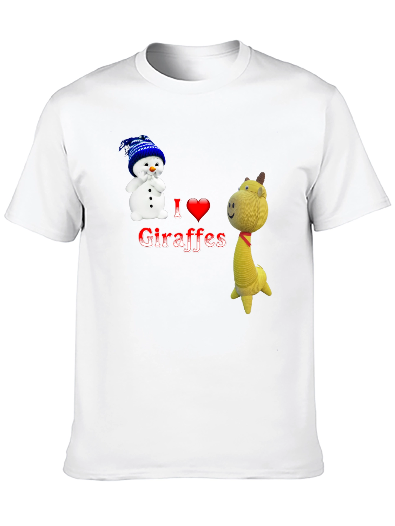 I Love Giraffes T-Shirt