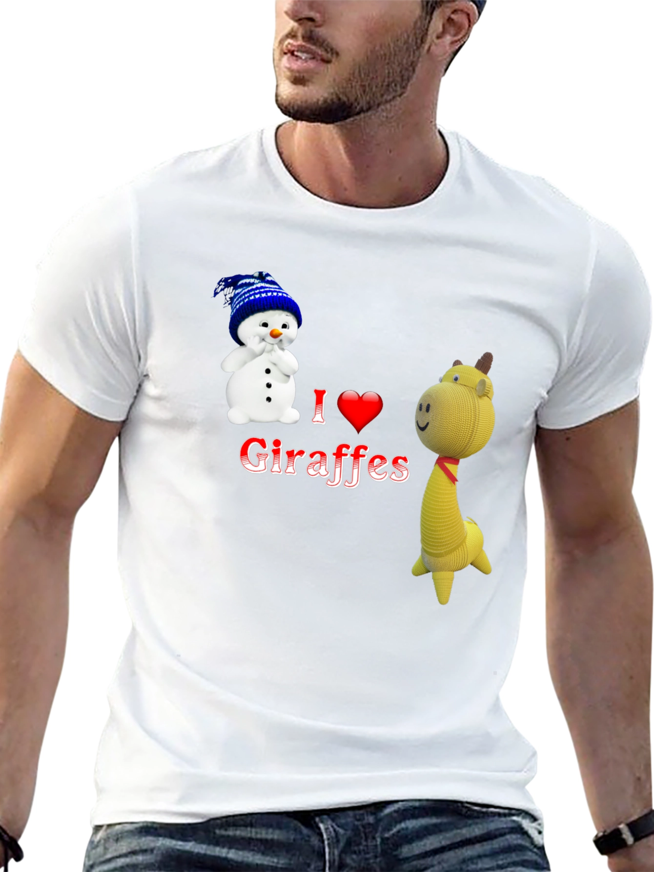 I Love Giraffes T-Shirt