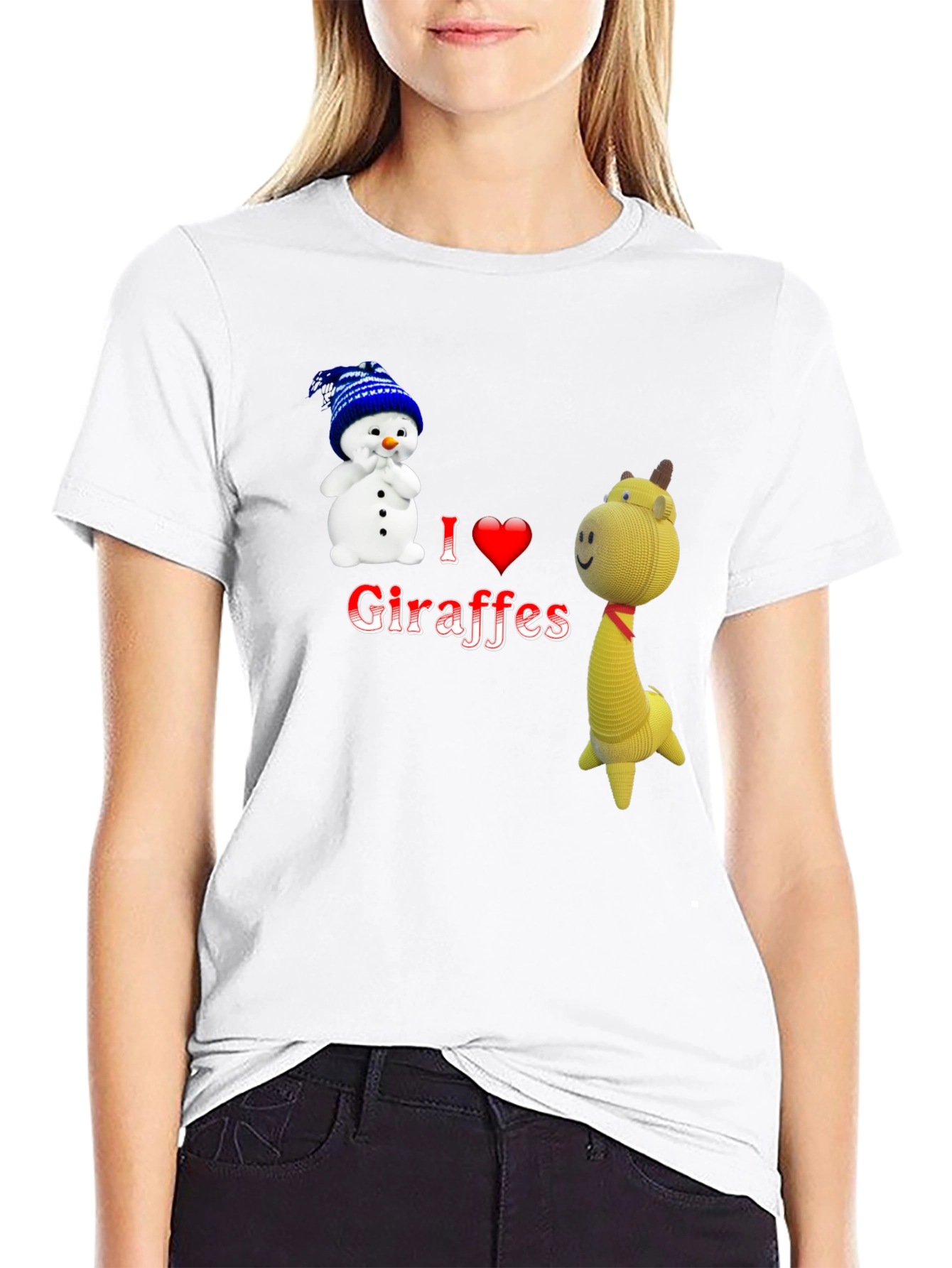 I Love Giraffes T-Shirt