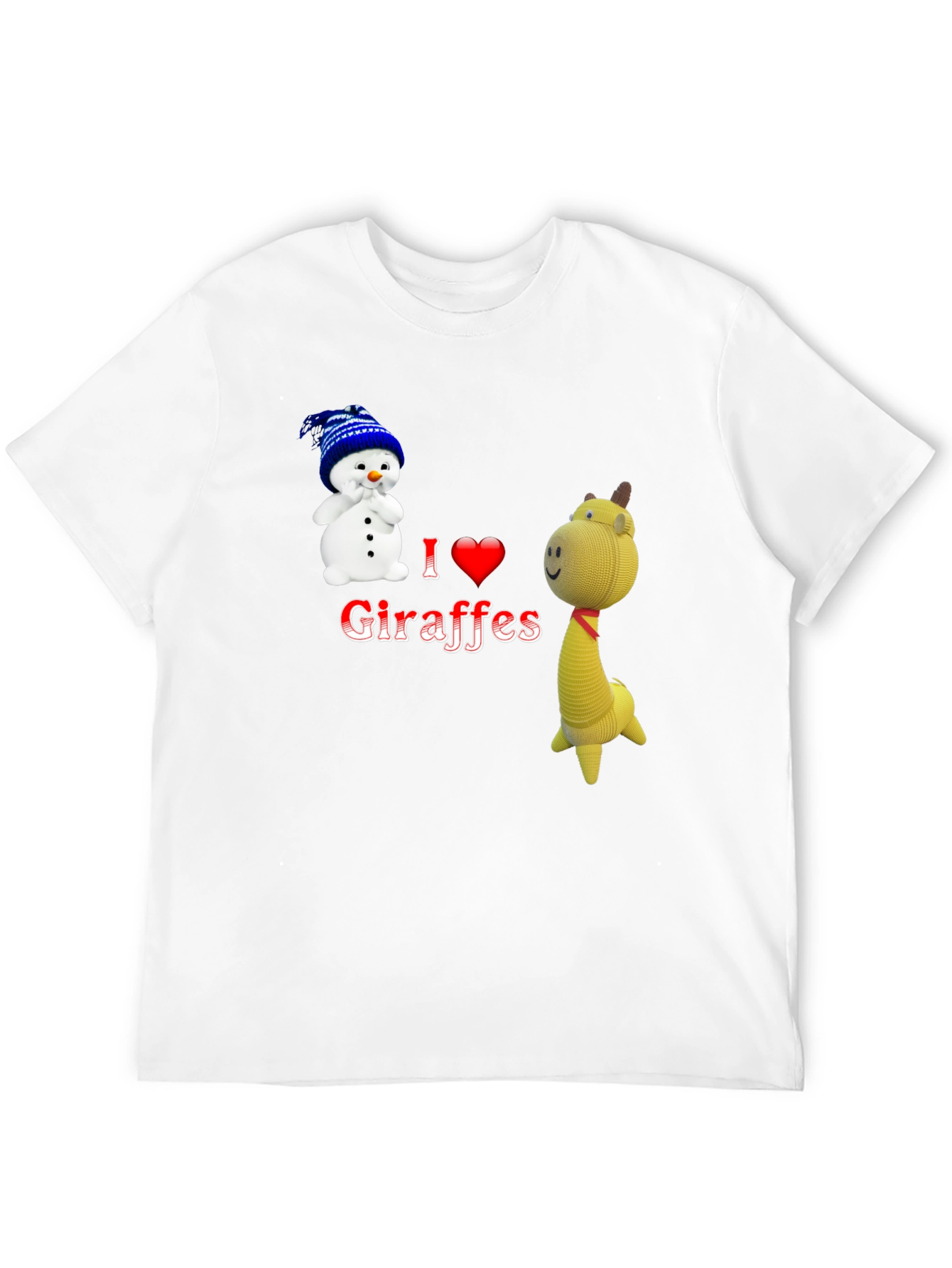I Love Giraffes T-Shirt