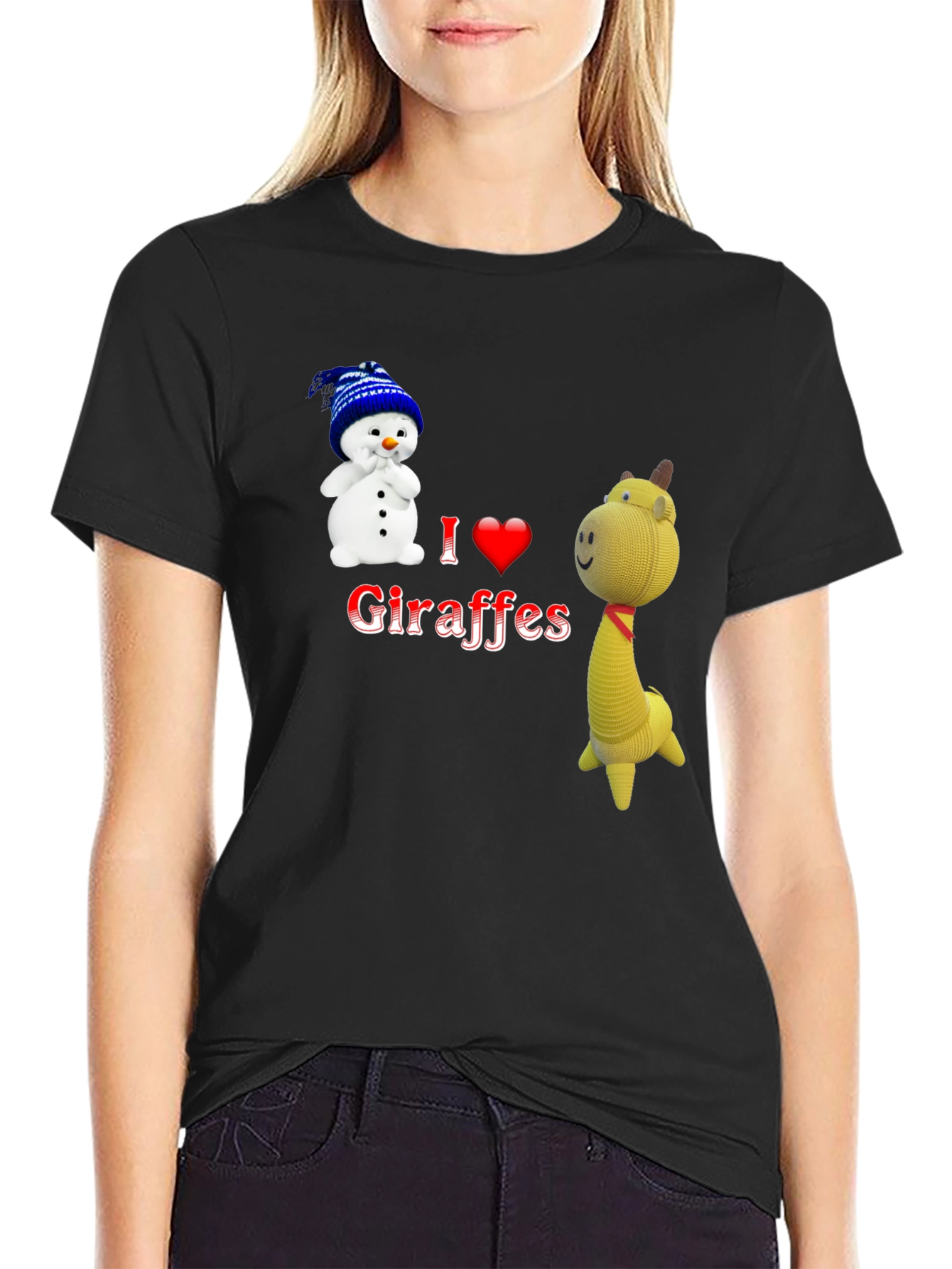 I Love Giraffes T-Shirt