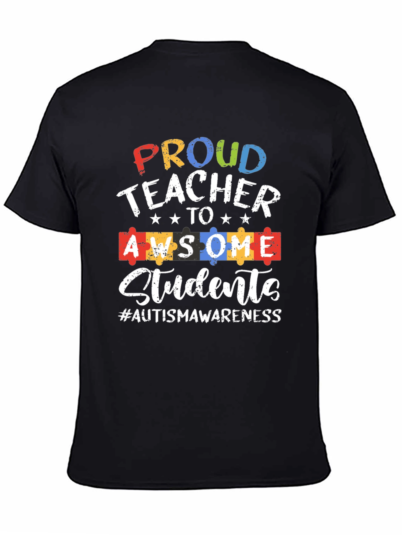 Proud Teacher Autism Awareness T-Shirt