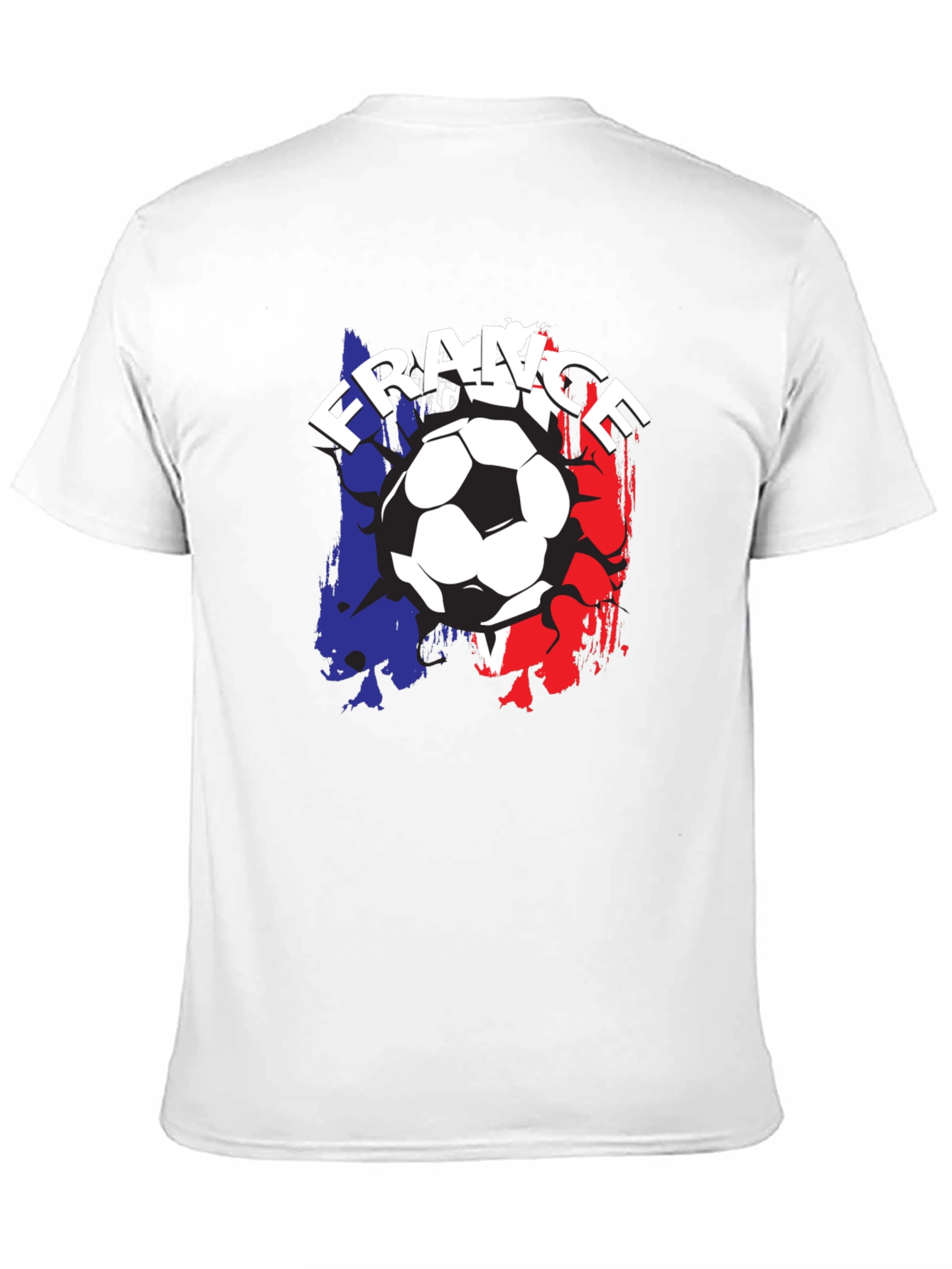 France Soccer Ball T-Shirt - Black