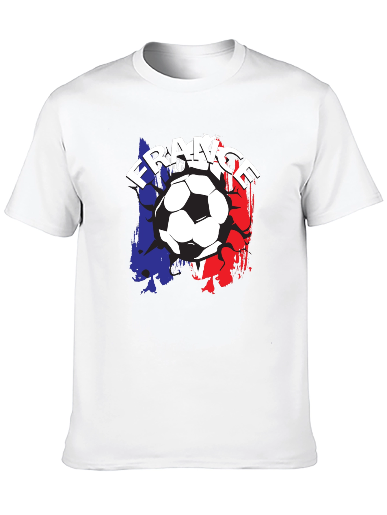 France Soccer Ball T-Shirt - Black