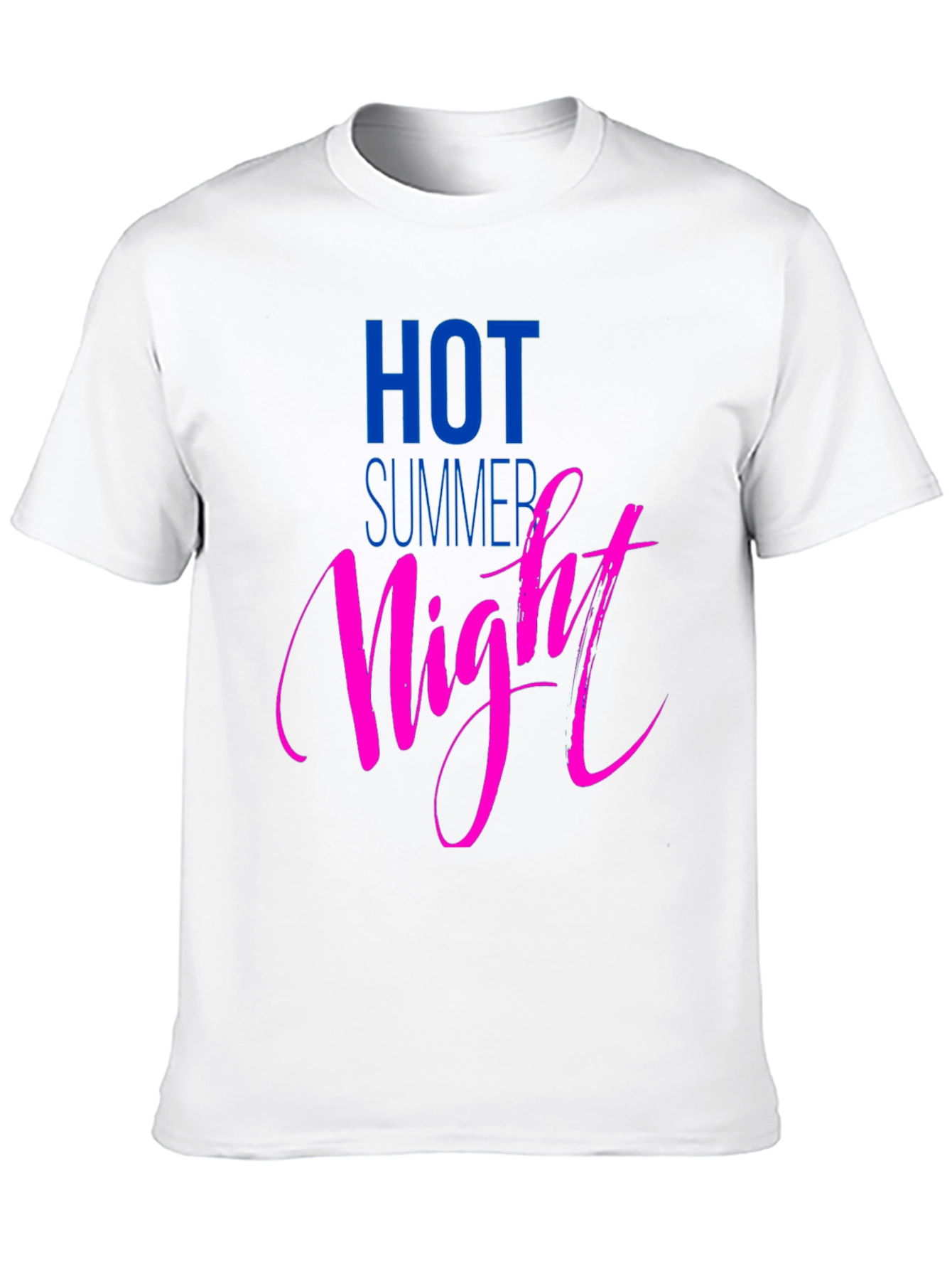 Hot Summer Night Graphic Tee - Black
