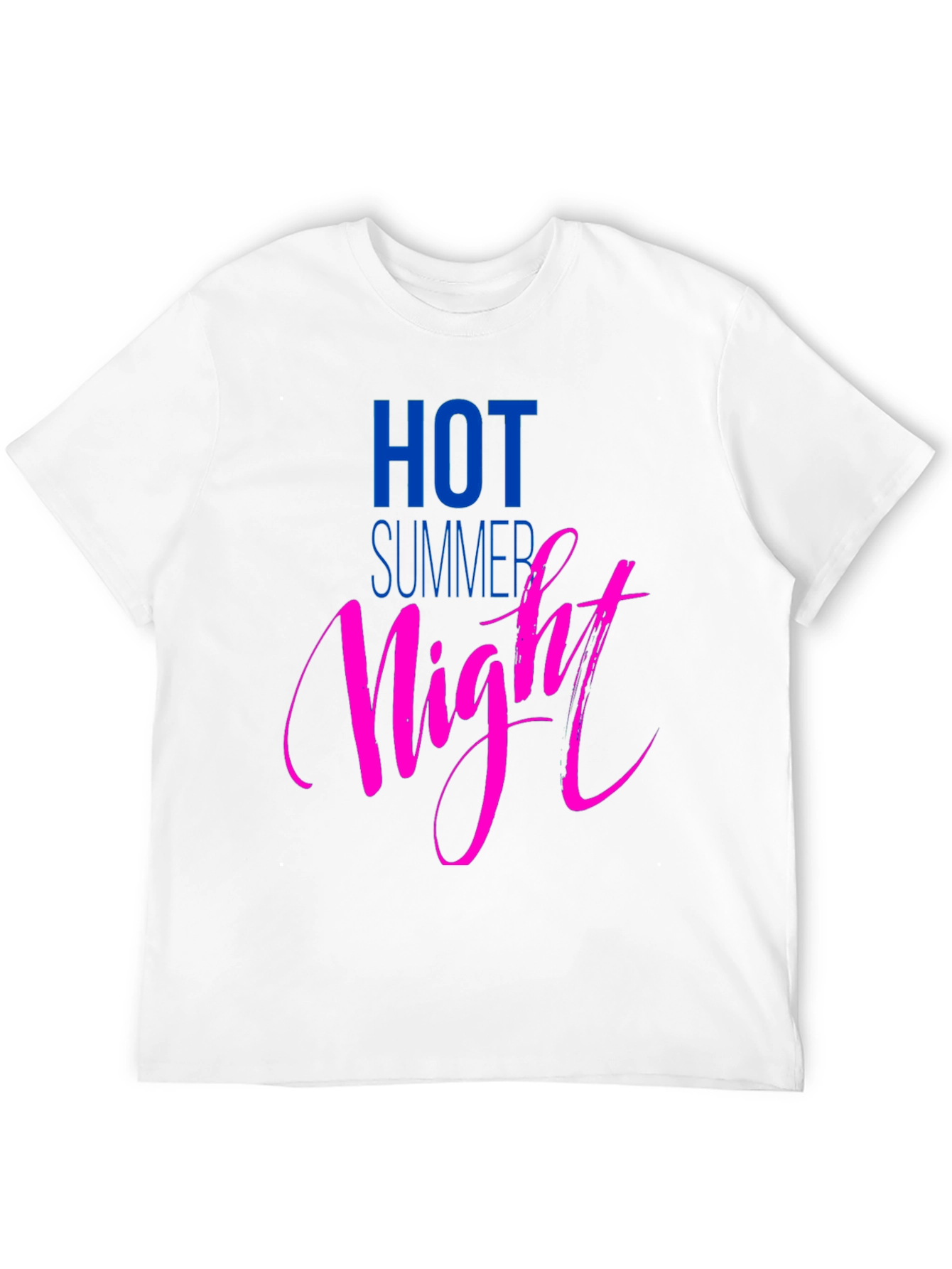 Hot Summer Night Graphic Tee - Black