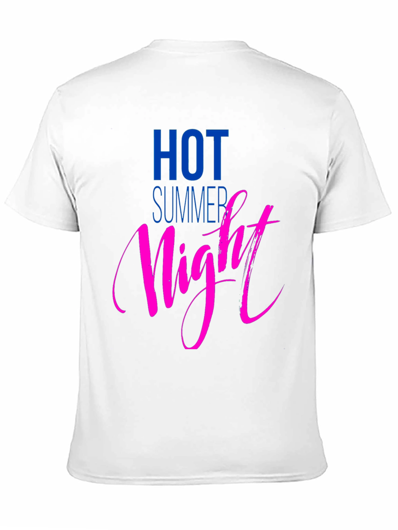 Hot Summer Night Graphic Tee - Black