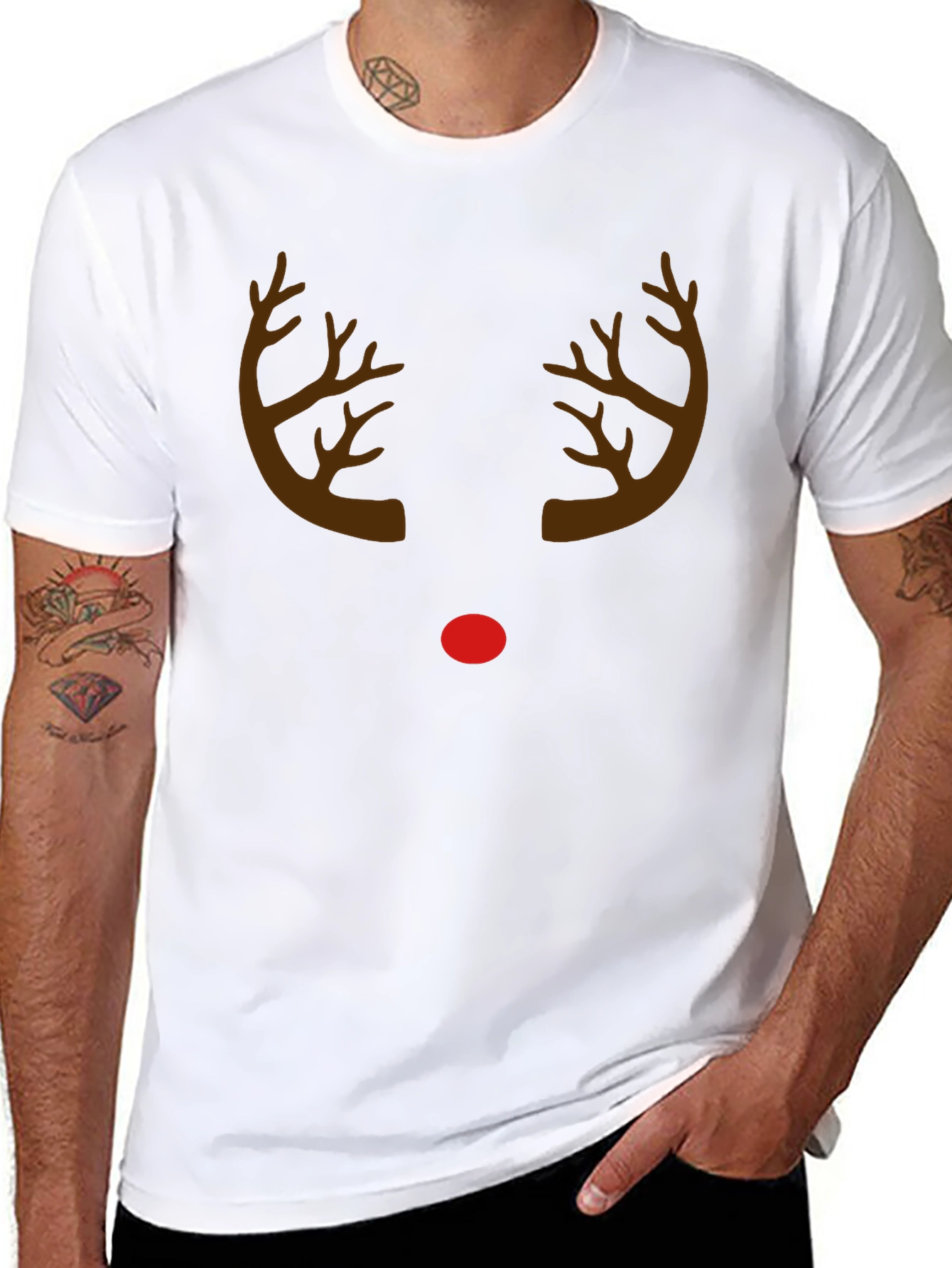 Rudolph Reindeer Christmas T-Shirt