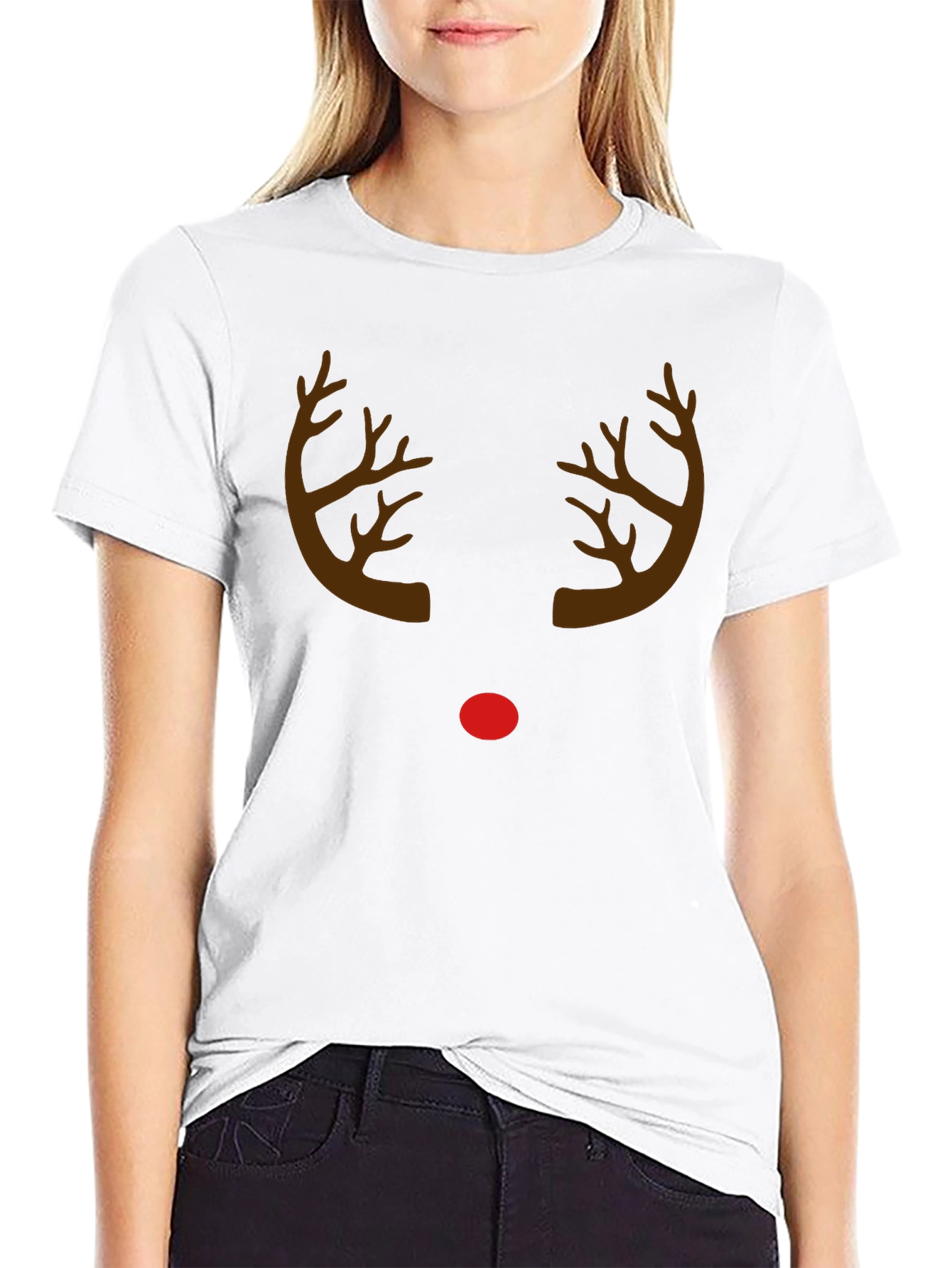 Rudolph Reindeer Christmas T-Shirt