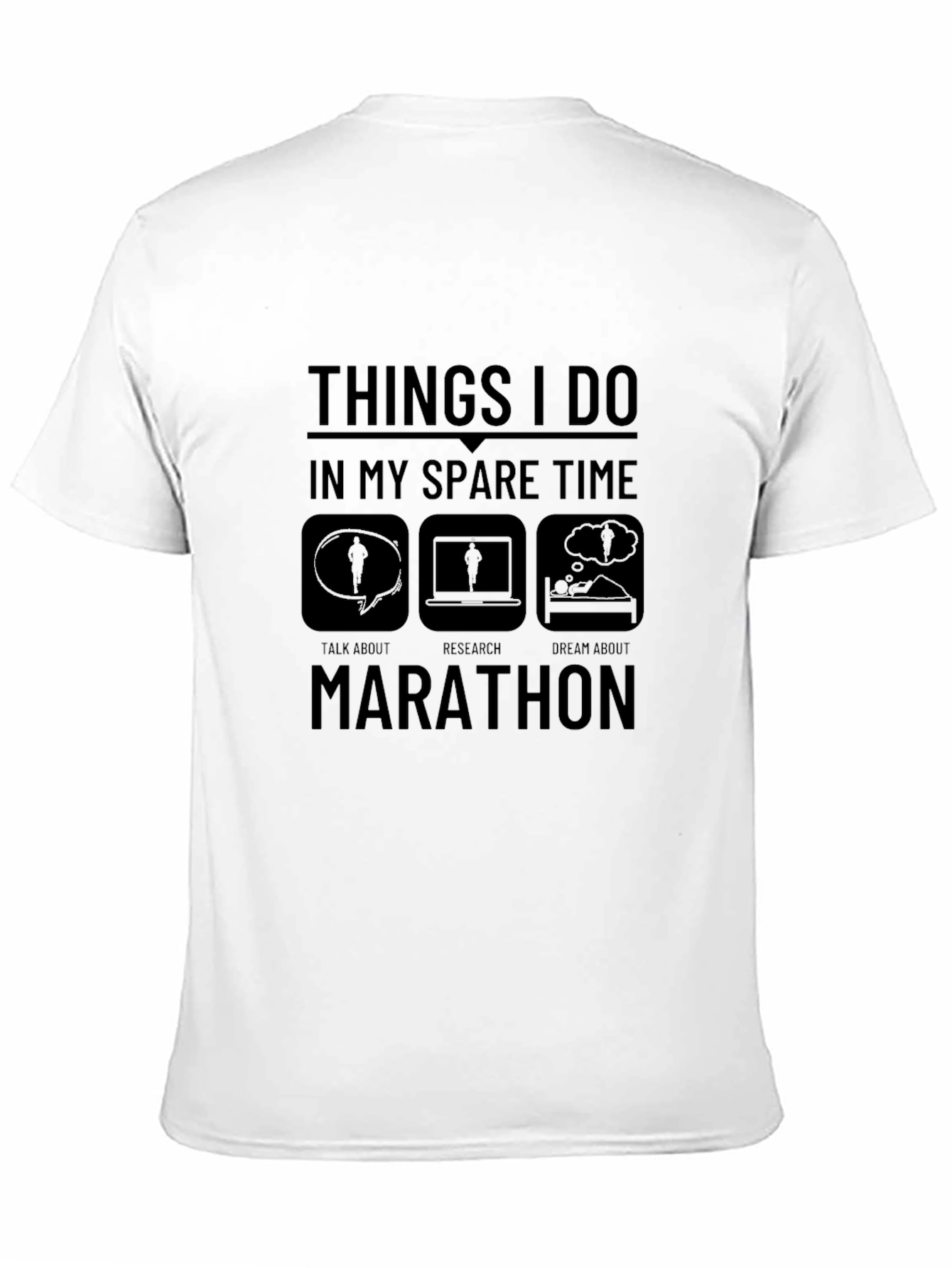 Marathon Spare Time Graphic T-Shirt