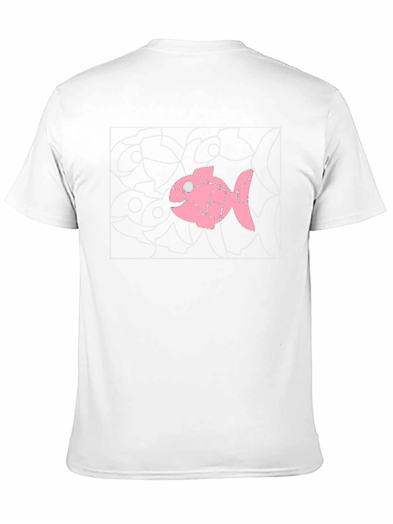 Pink Fish Graphic Tee - Unique Design