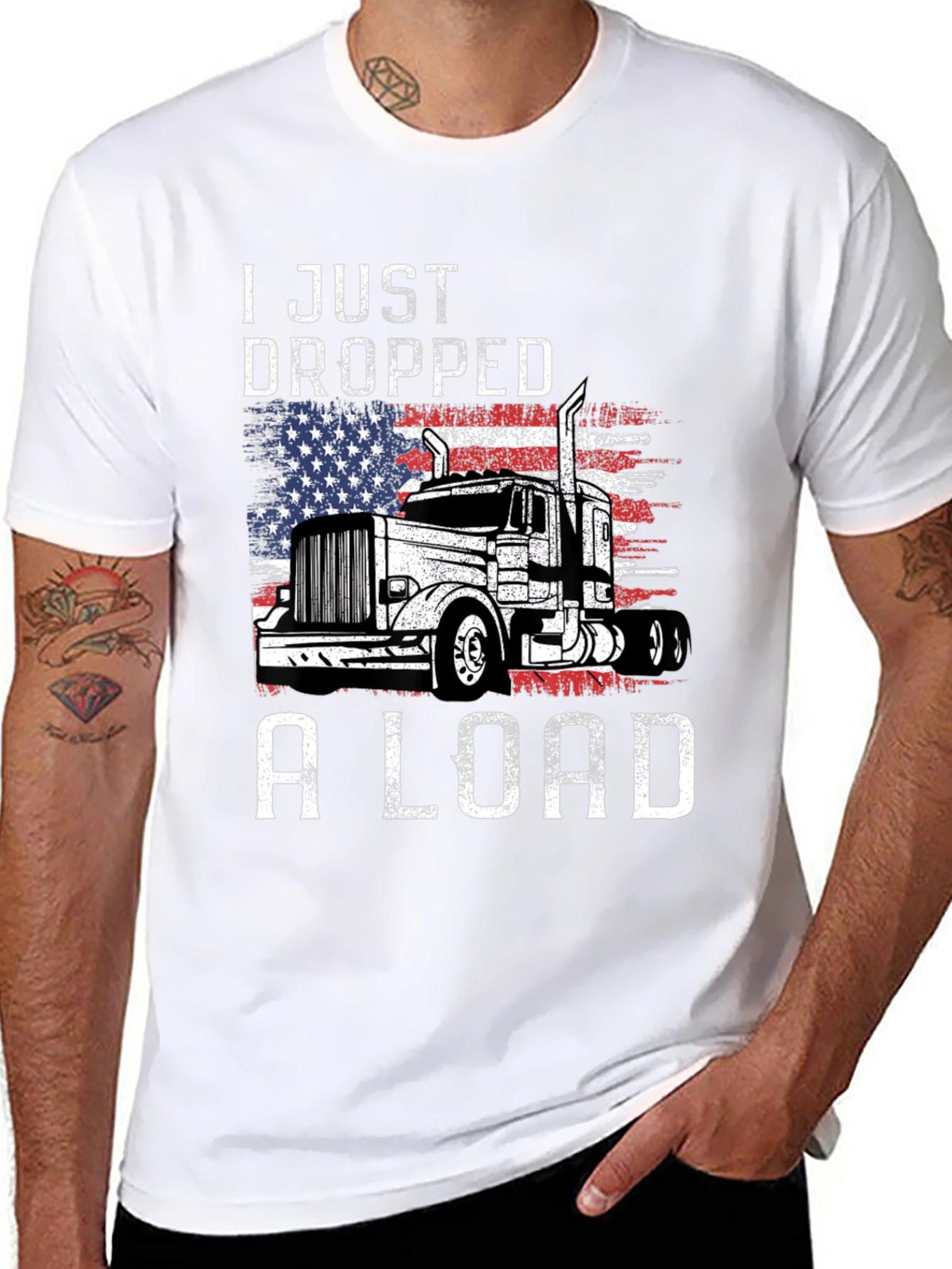 I Just Dropped A Load Trucker T-Shirt