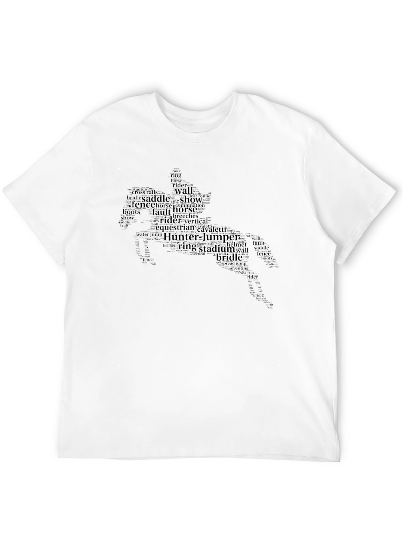Equestrian Horse T-Shirt - Hunter Jumper Show Style