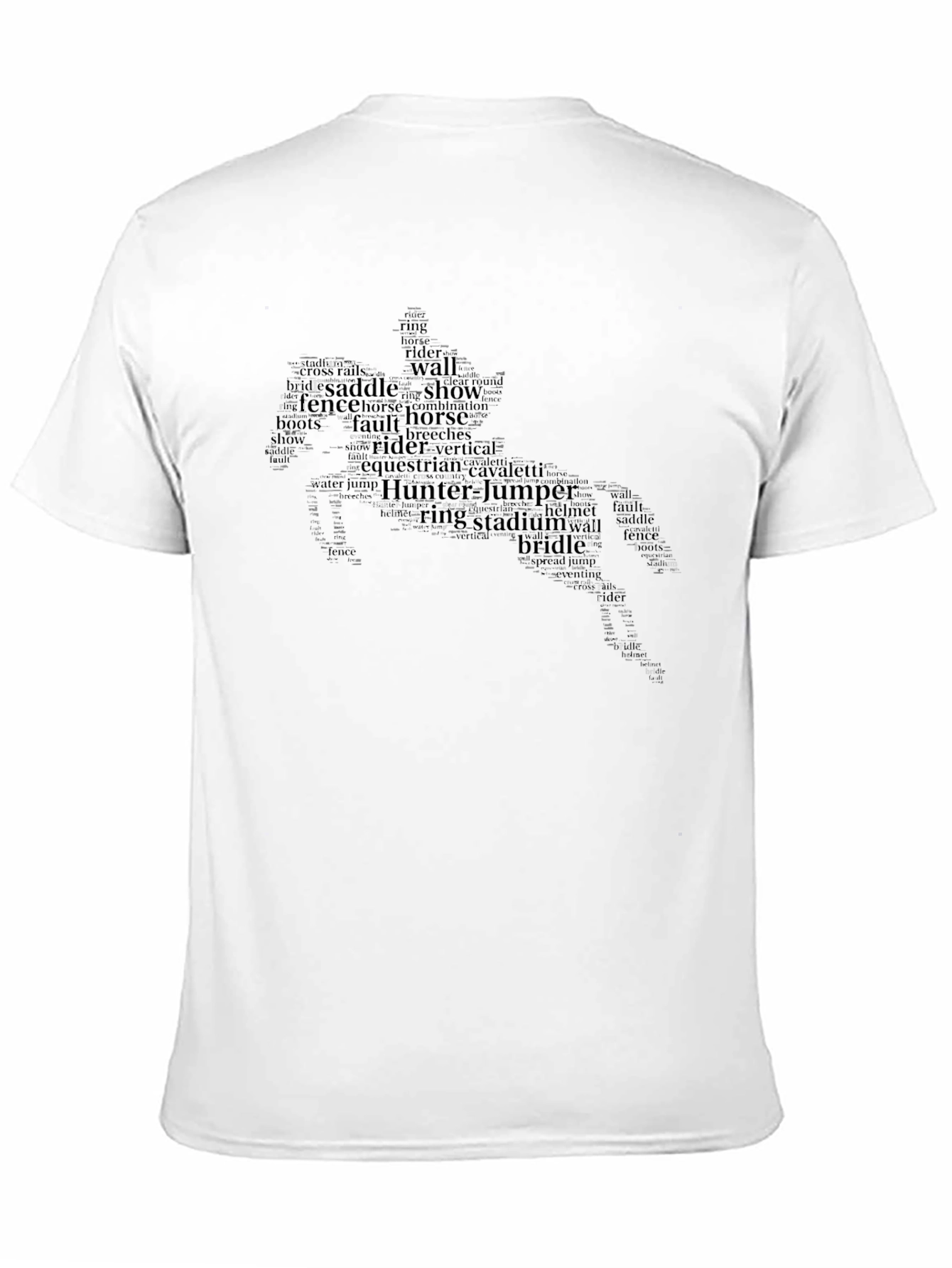 Equestrian Horse T-Shirt - Hunter Jumper Show Style