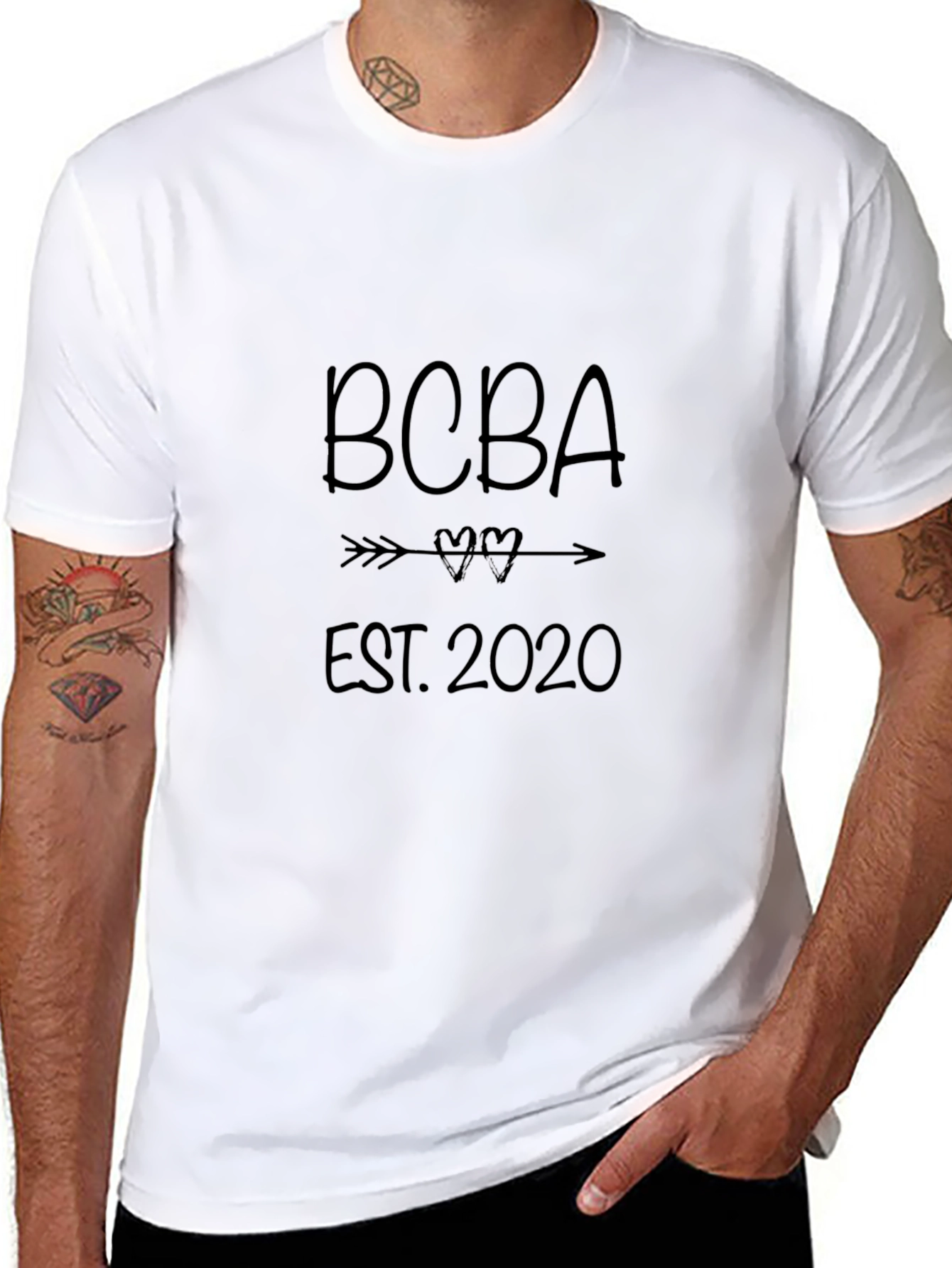 BCBA Est. 2020 Black Graphic T-Shirt