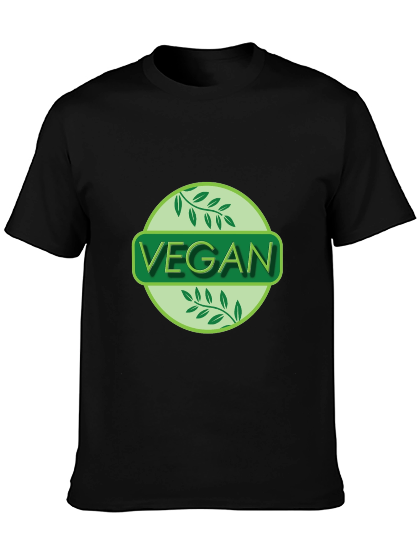 Vegan T-Shirt - Black - Plant-Based Lifestyle Tee