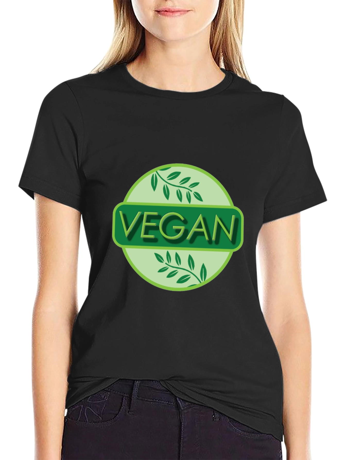 Vegan T-Shirt - Black - Plant-Based Lifestyle Tee