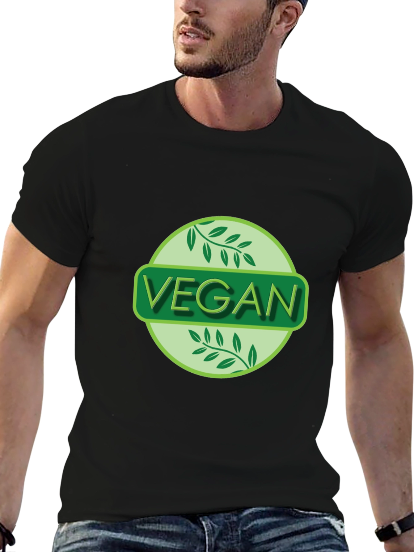 Vegan T-Shirt - Black - Plant-Based Lifestyle Tee