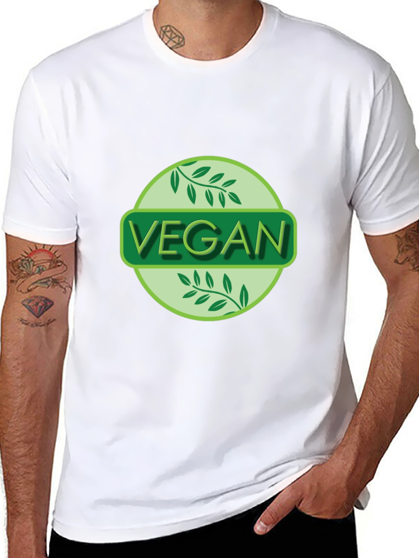 Vegan T-Shirt - Black - Plant-Based Lifestyle Tee