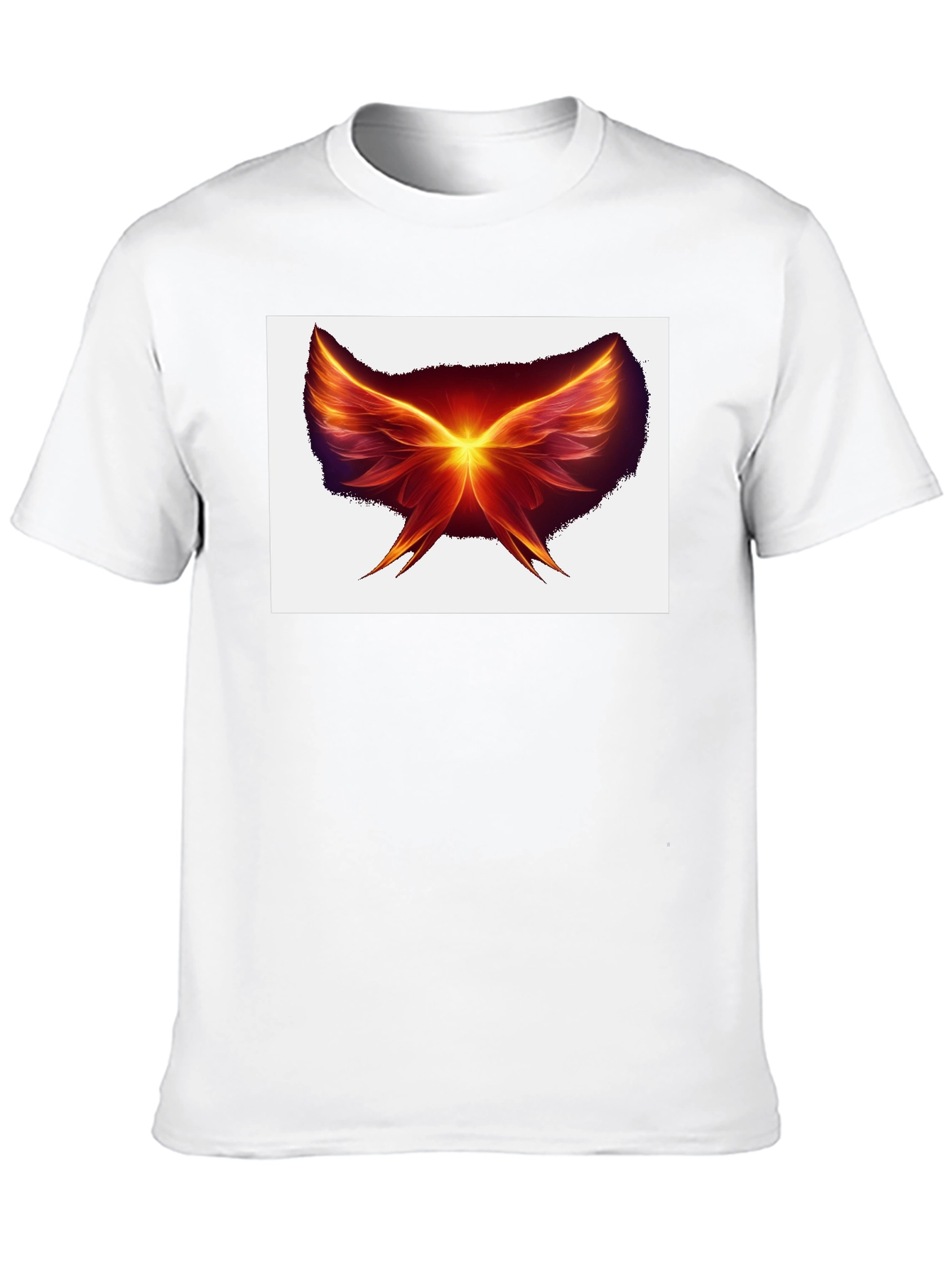 Fiery Wings Black T-Shirt