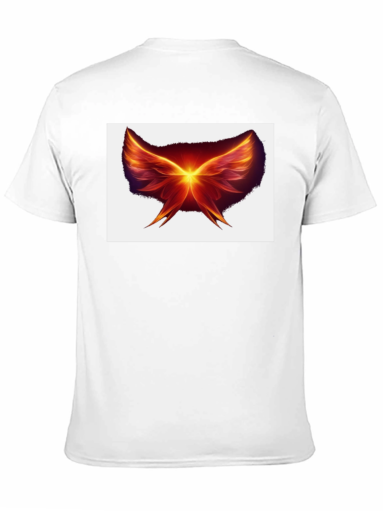 Fiery Wings Black T-Shirt