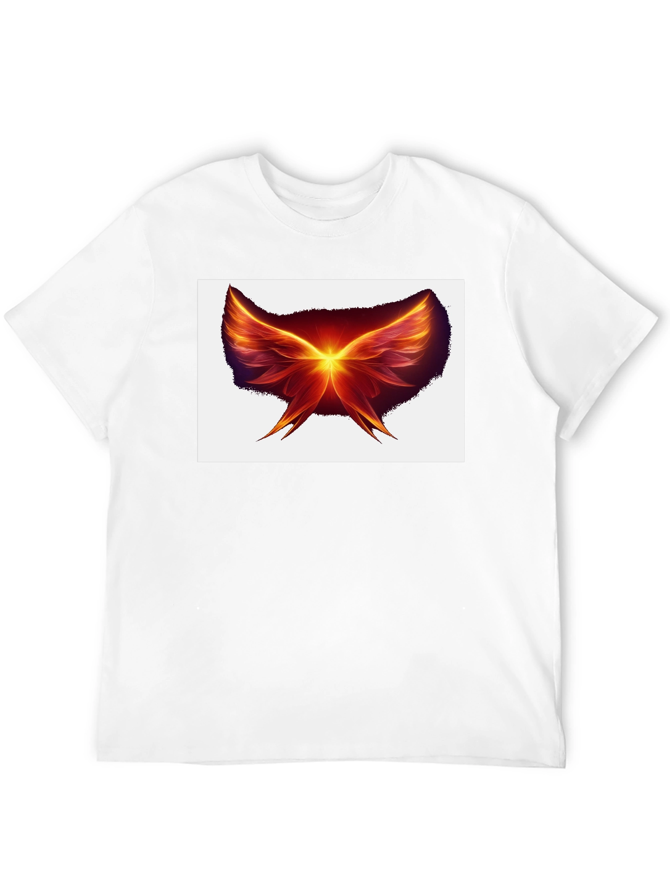 Fiery Wings Black T-Shirt