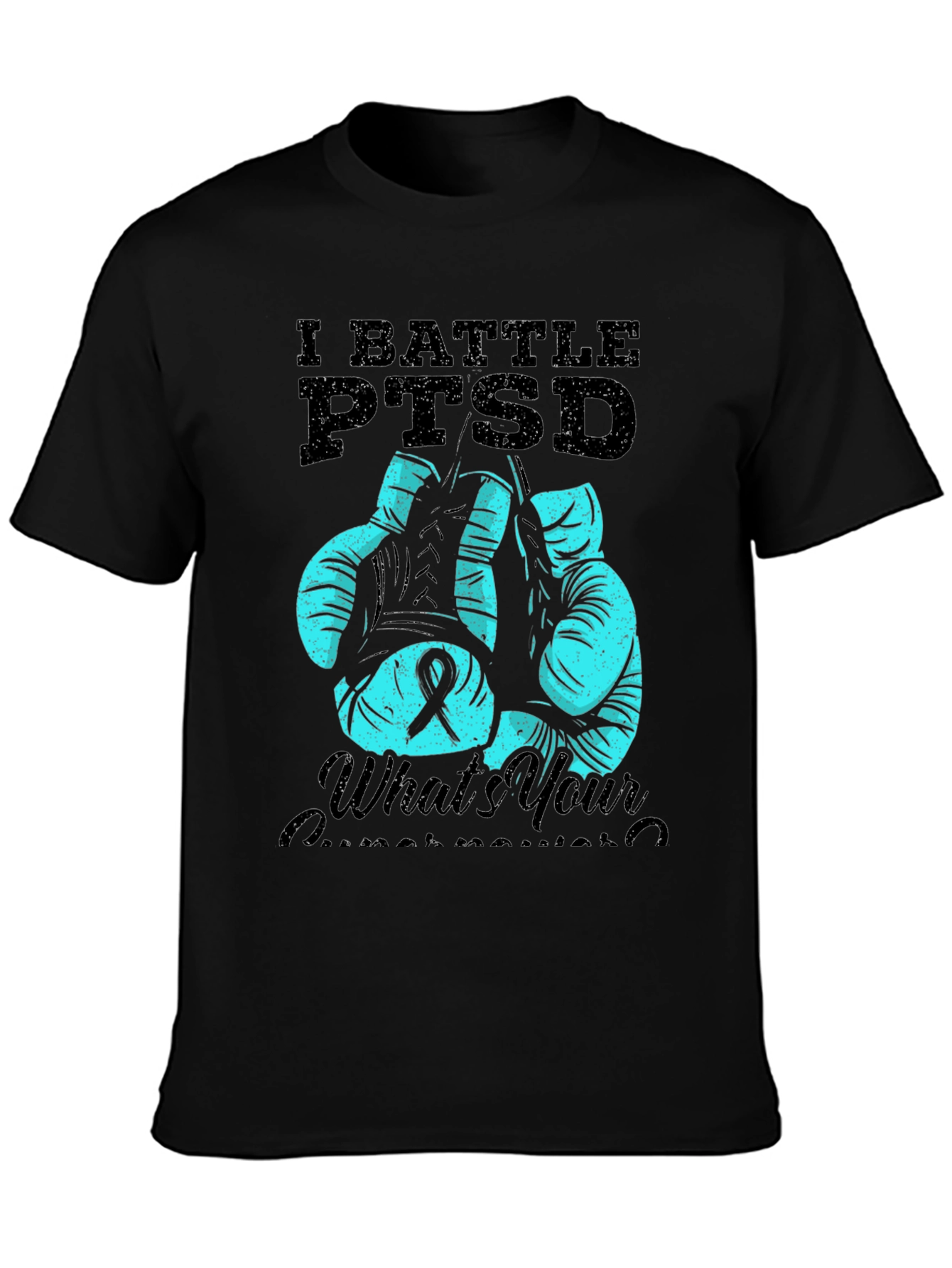 PTSD Awareness Boxing Glove T-Shirt