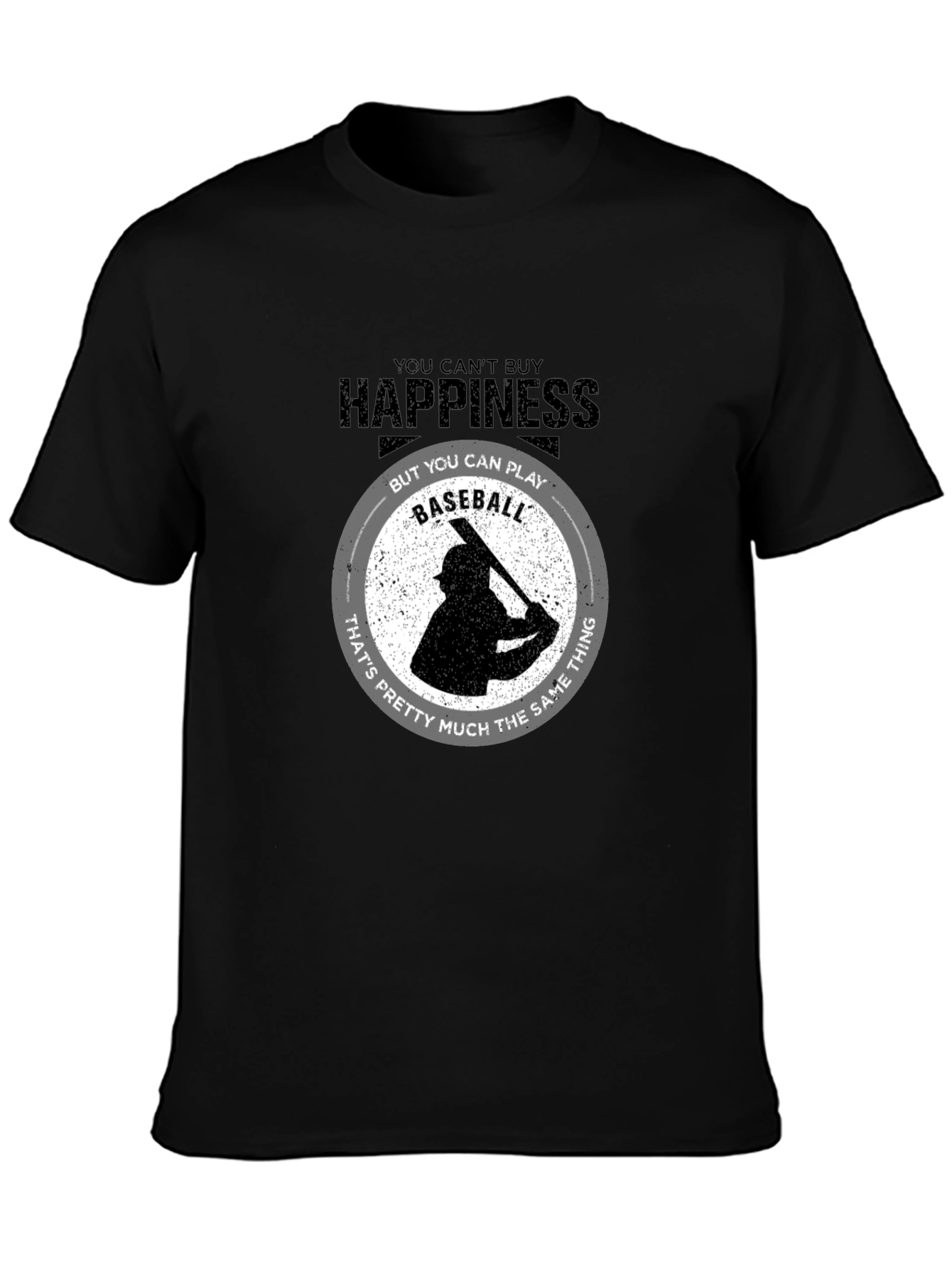 Happiness Baseball T-Shirt