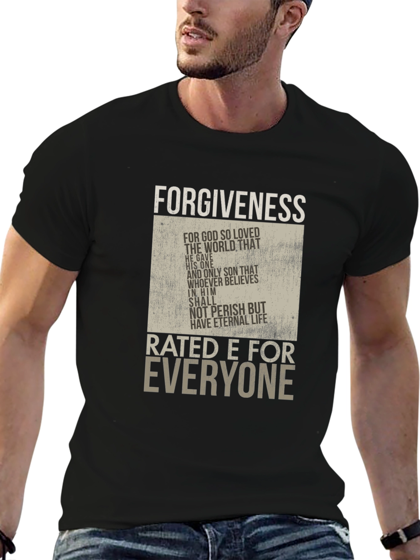 Forgiveness Rated E for Everyone Graphic T-Shirt