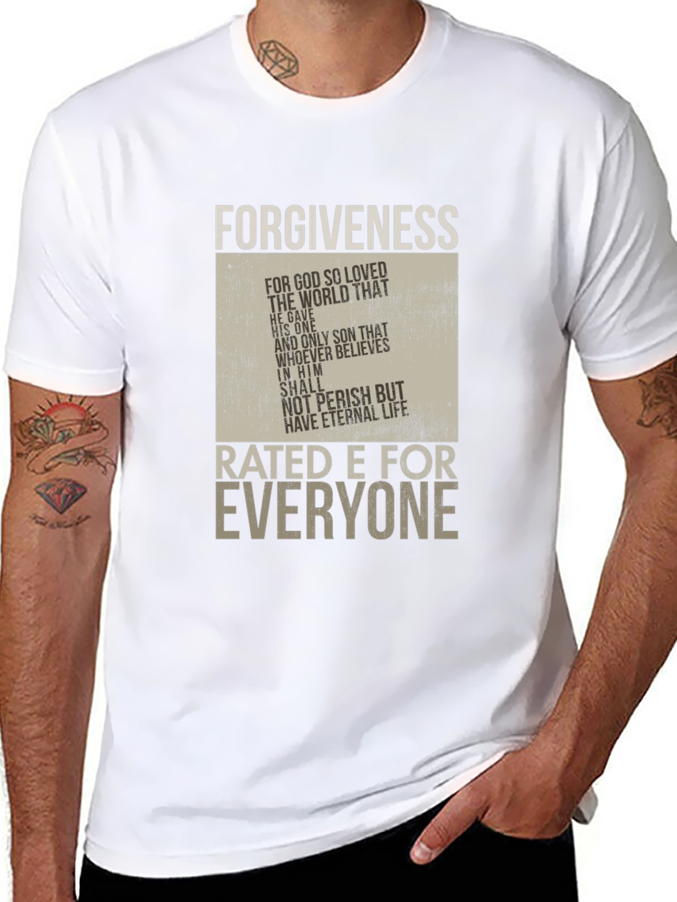 Forgiveness Rated E for Everyone Graphic T-Shirt