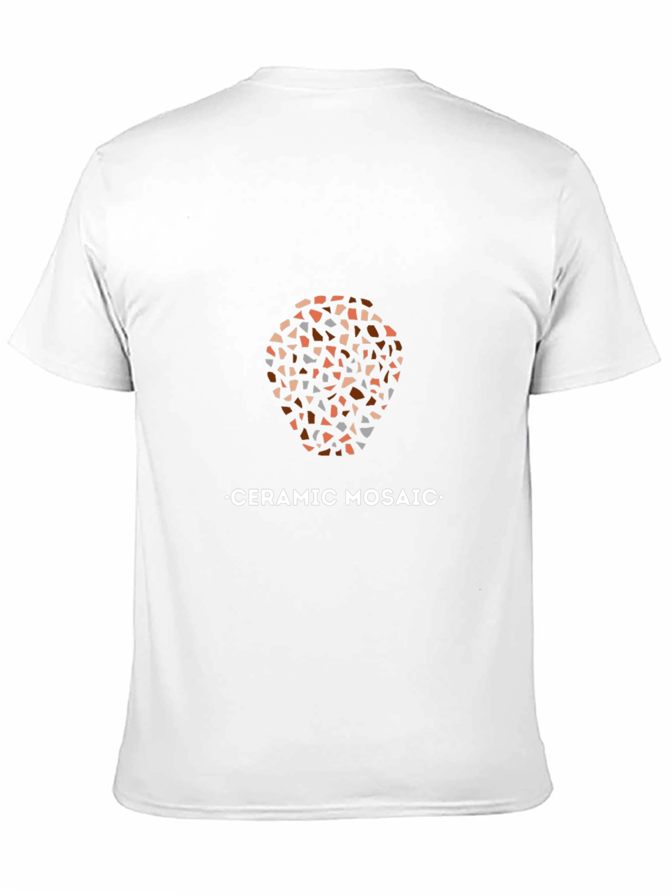 Ceramic Mosaic Graphic Tee - Stylish Mens T-Shirt