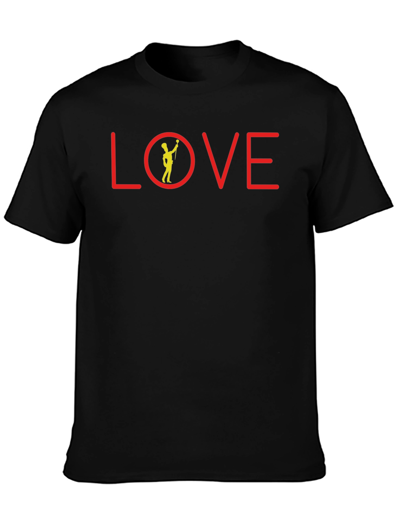 LOVE Graphic Tee - Musician Silhouette