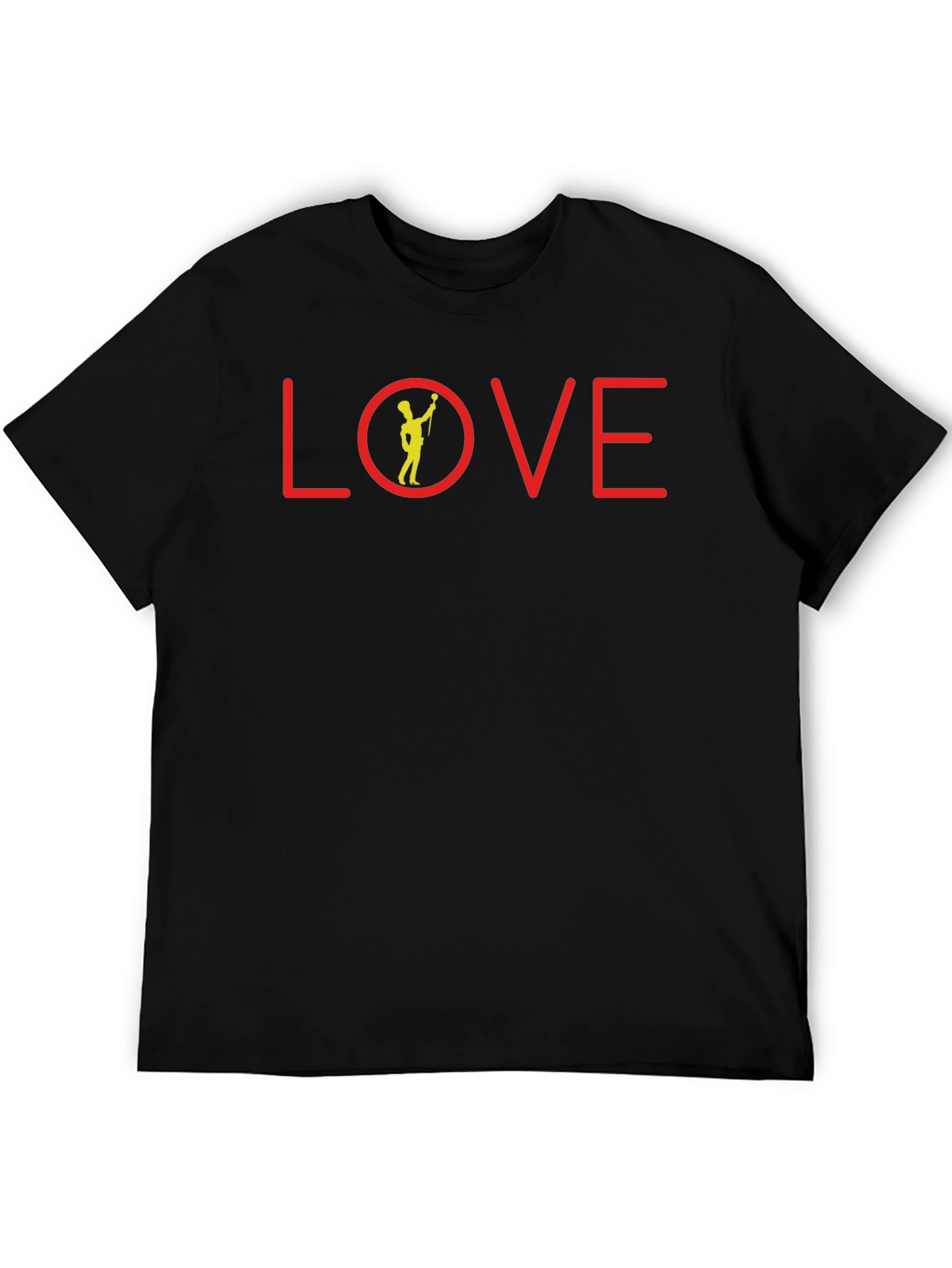LOVE Graphic Tee - Musician Silhouette