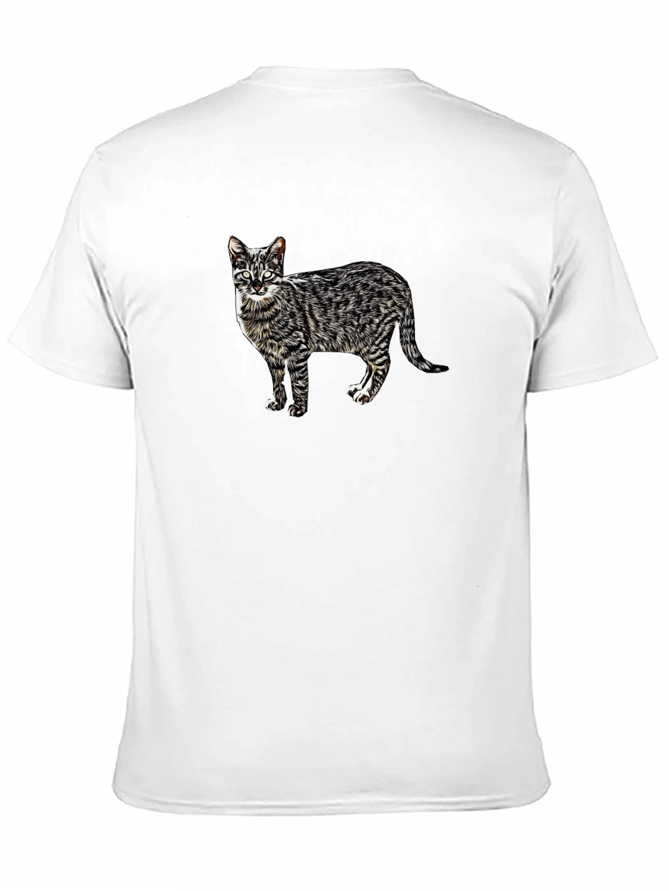 Cool Cat Graphic Tee - Black Cotton T-Shirt