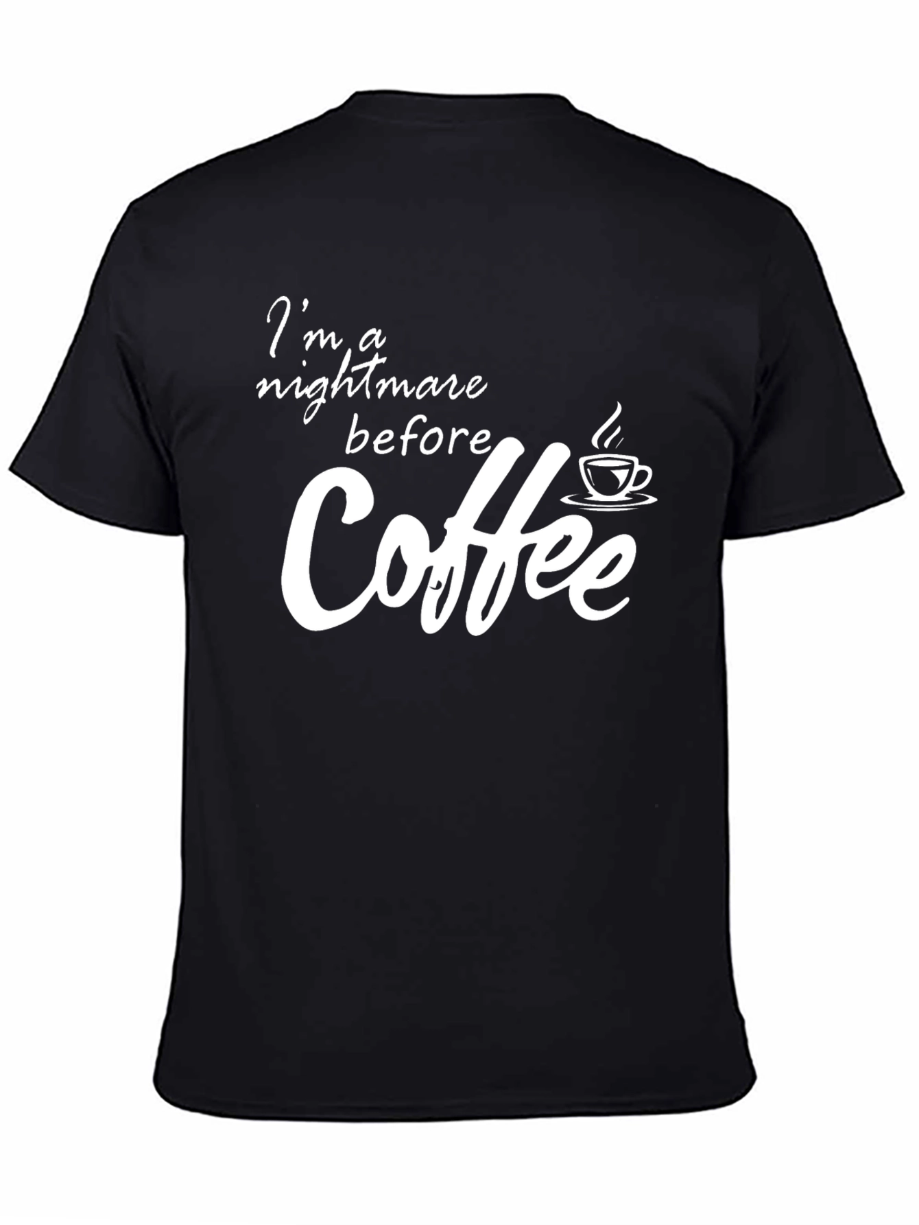 Nightmare Before Coffee Black T-Shirt